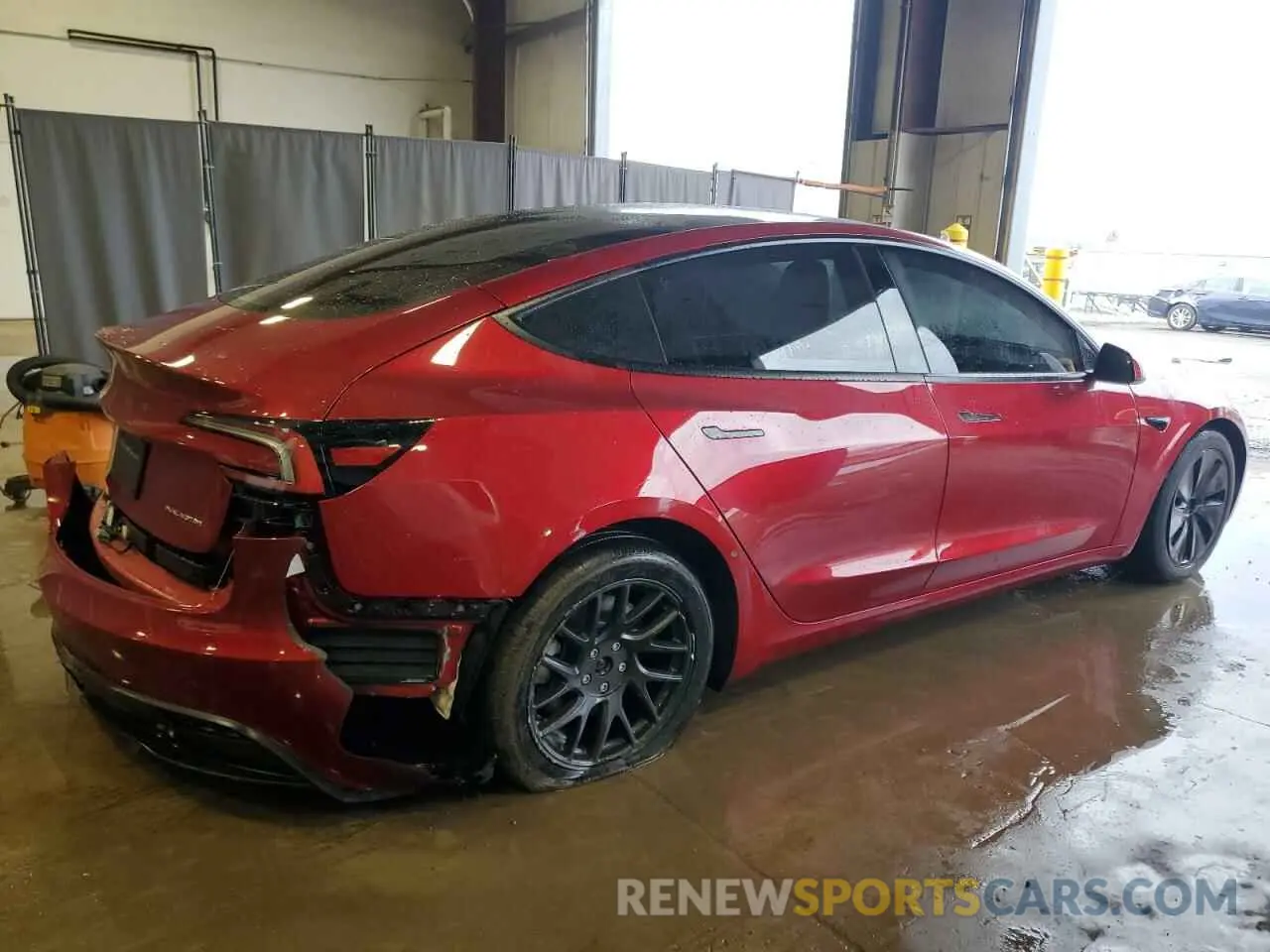 3 Photograph of a damaged car 5YJ3E1EB4RF844006 TESLA MODEL 3 2024
