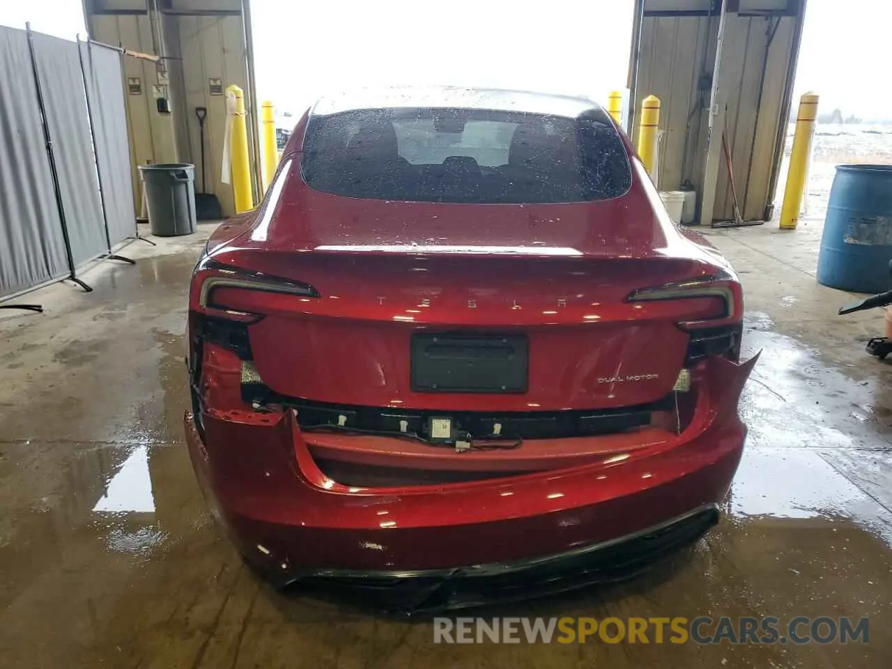 6 Photograph of a damaged car 5YJ3E1EB4RF844006 TESLA MODEL 3 2024