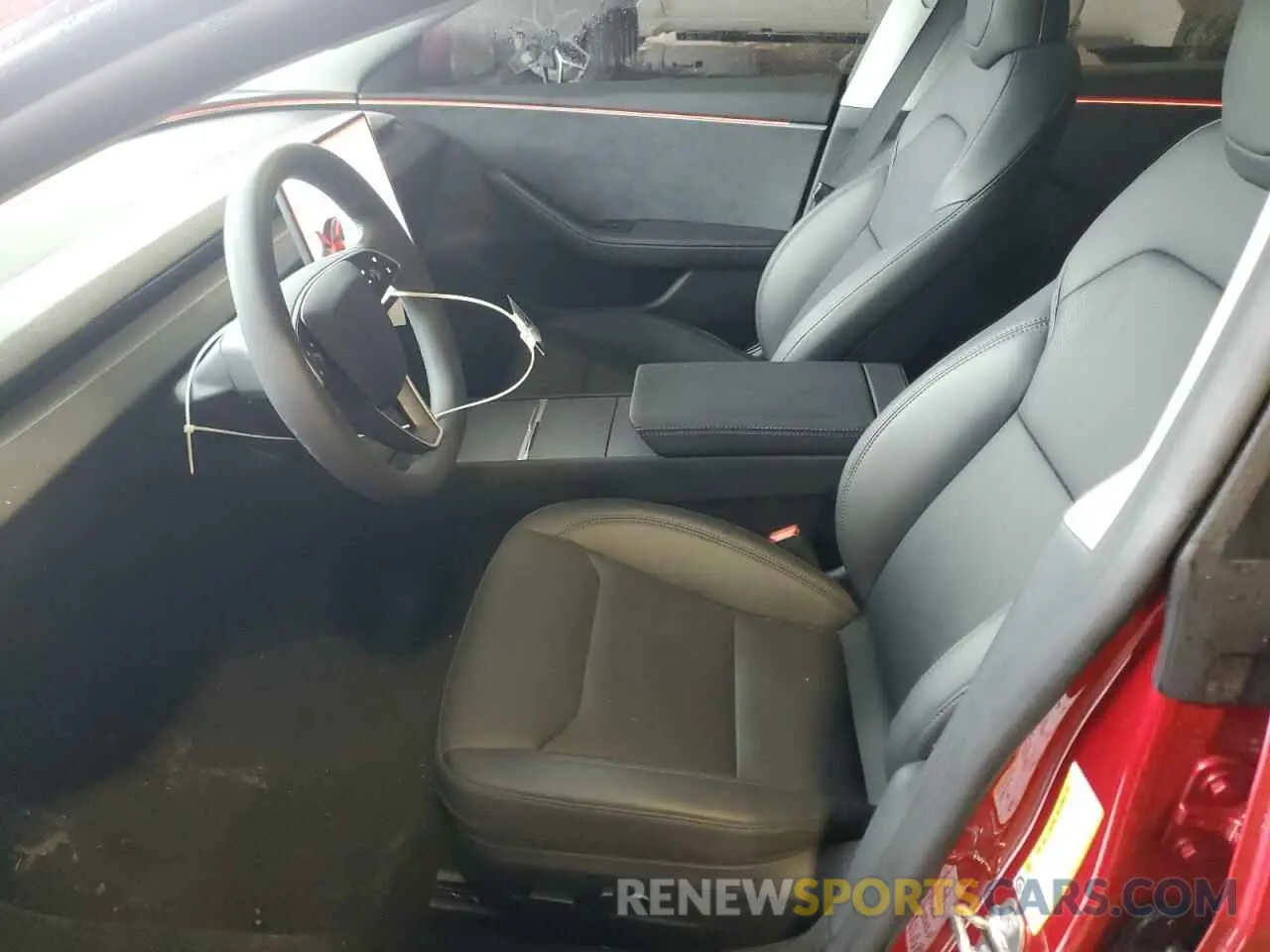 7 Photograph of a damaged car 5YJ3E1EB4RF844006 TESLA MODEL 3 2024