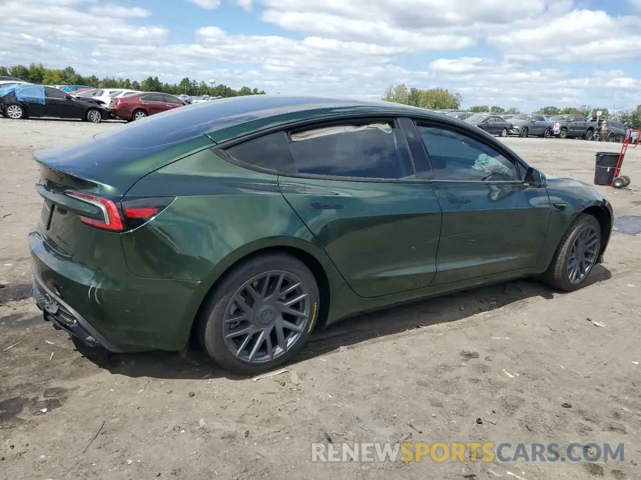 3 Photograph of a damaged car 5YJ3E1EB5RF737790 TESLA MODEL 3 2024
