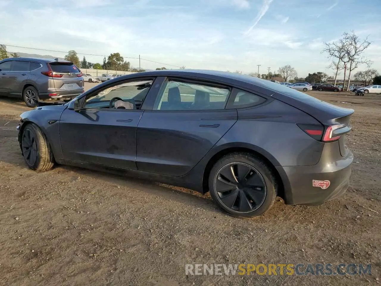 2 Photograph of a damaged car 5YJ3E1EB5RF753911 TESLA MODEL 3 2024
