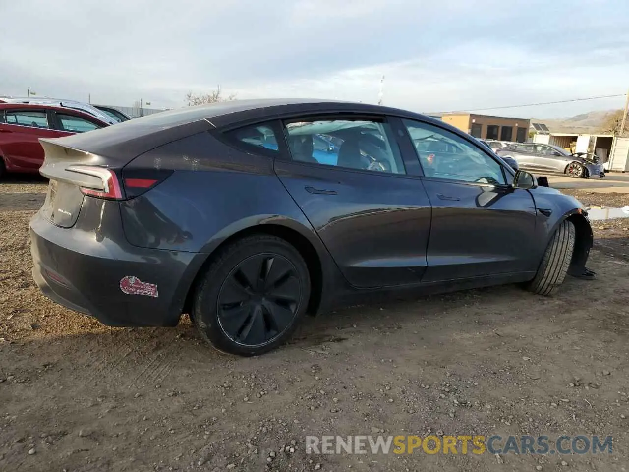 3 Photograph of a damaged car 5YJ3E1EB5RF753911 TESLA MODEL 3 2024