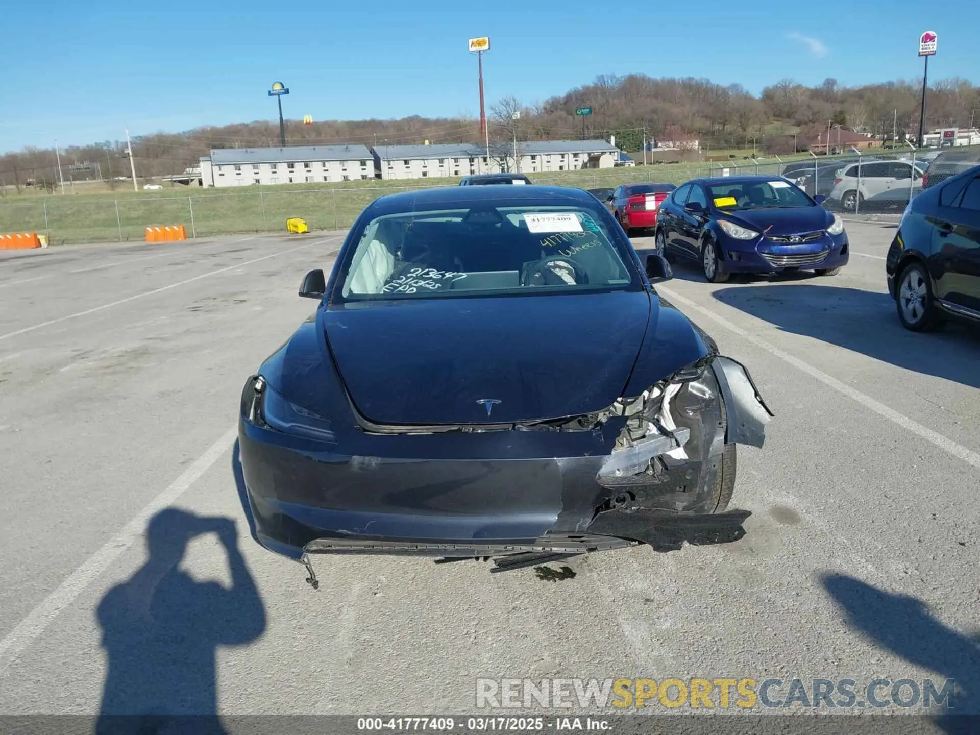 12 Photograph of a damaged car 5YJ3E1EB6RF722229 TESLA MODEL 3 2024
