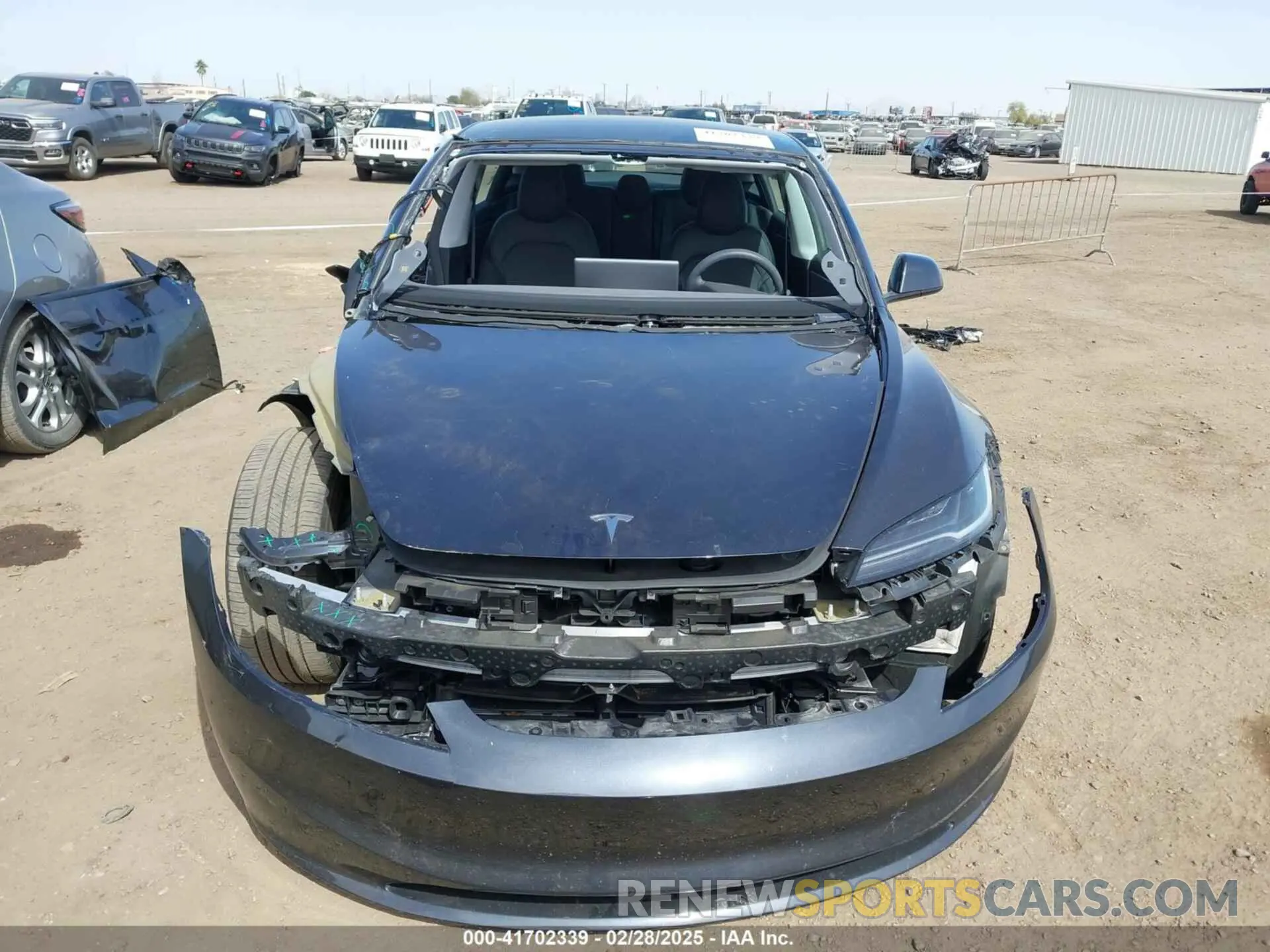 11 Photograph of a damaged car 5YJ3E1EB6RF745736 TESLA MODEL 3 2024