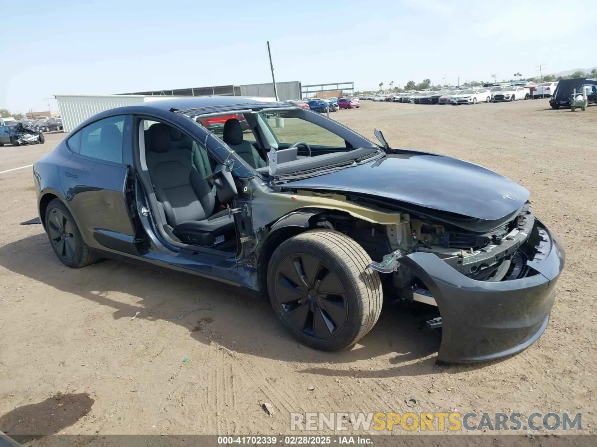 12 Photograph of a damaged car 5YJ3E1EB6RF745736 TESLA MODEL 3 2024