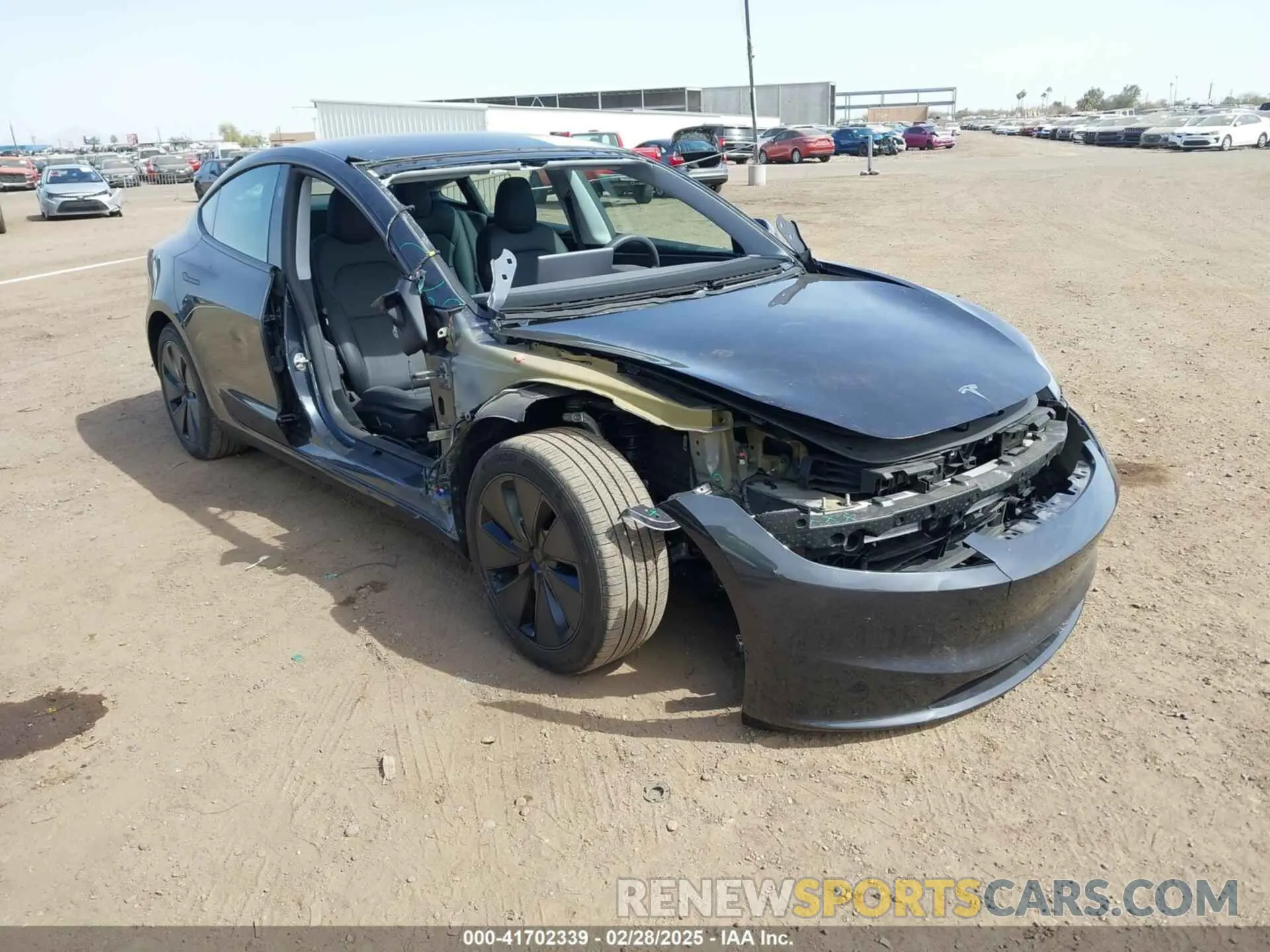 6 Photograph of a damaged car 5YJ3E1EB6RF745736 TESLA MODEL 3 2024