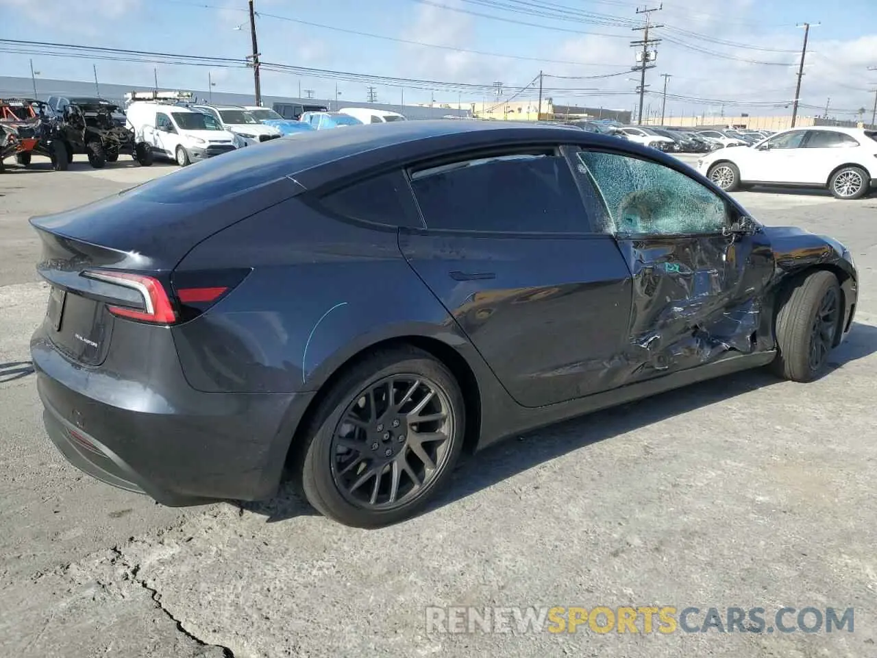 3 Photograph of a damaged car 5YJ3E1EB6RF794290 TESLA MODEL 3 2024