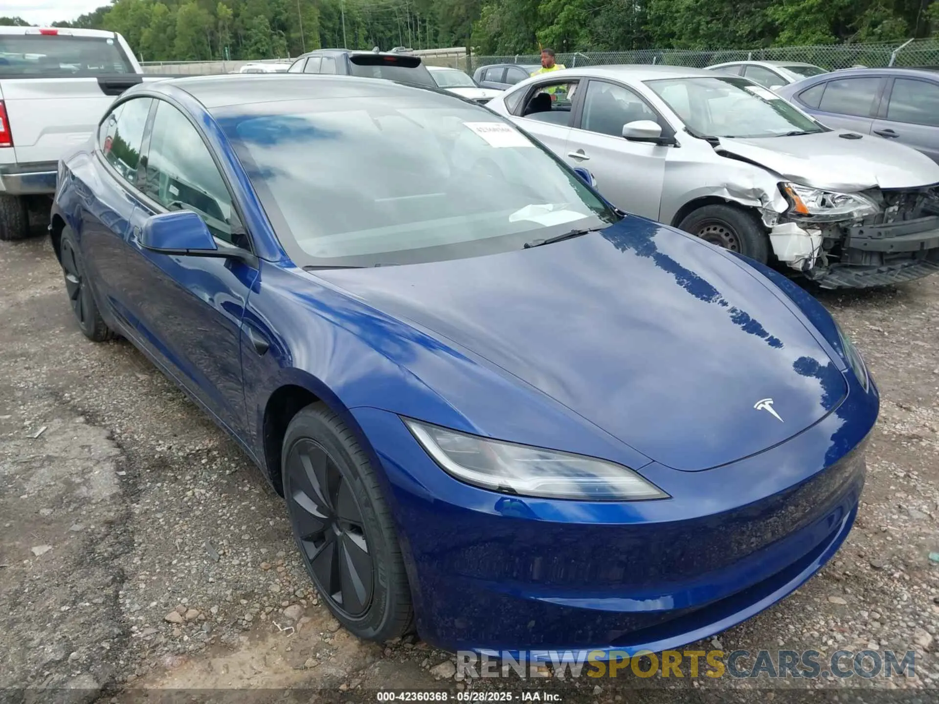 1 Photograph of a damaged car 5YJ3E1EB6RF795181 TESLA MODEL 3 2024