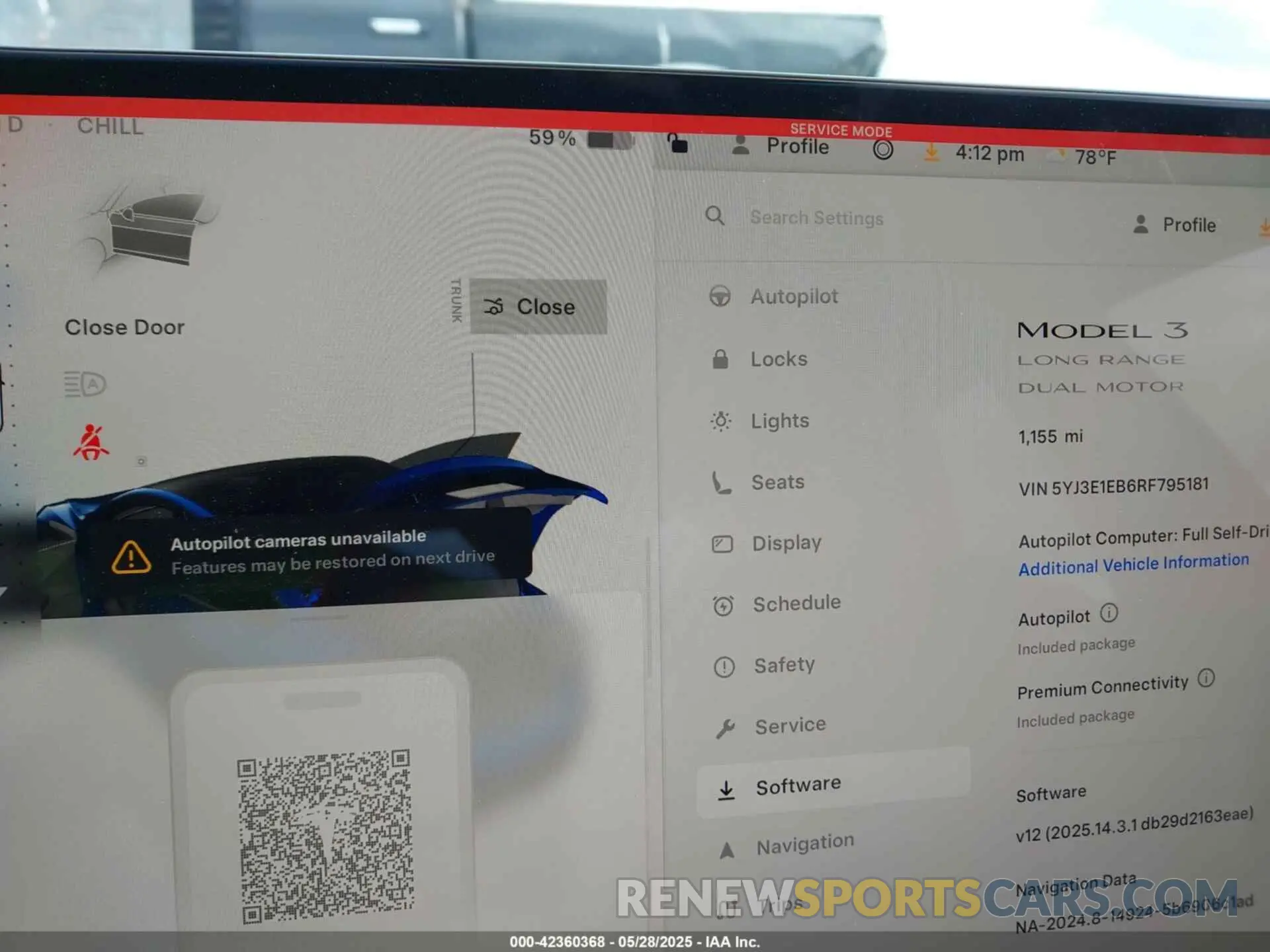 18 Photograph of a damaged car 5YJ3E1EB6RF795181 TESLA MODEL 3 2024