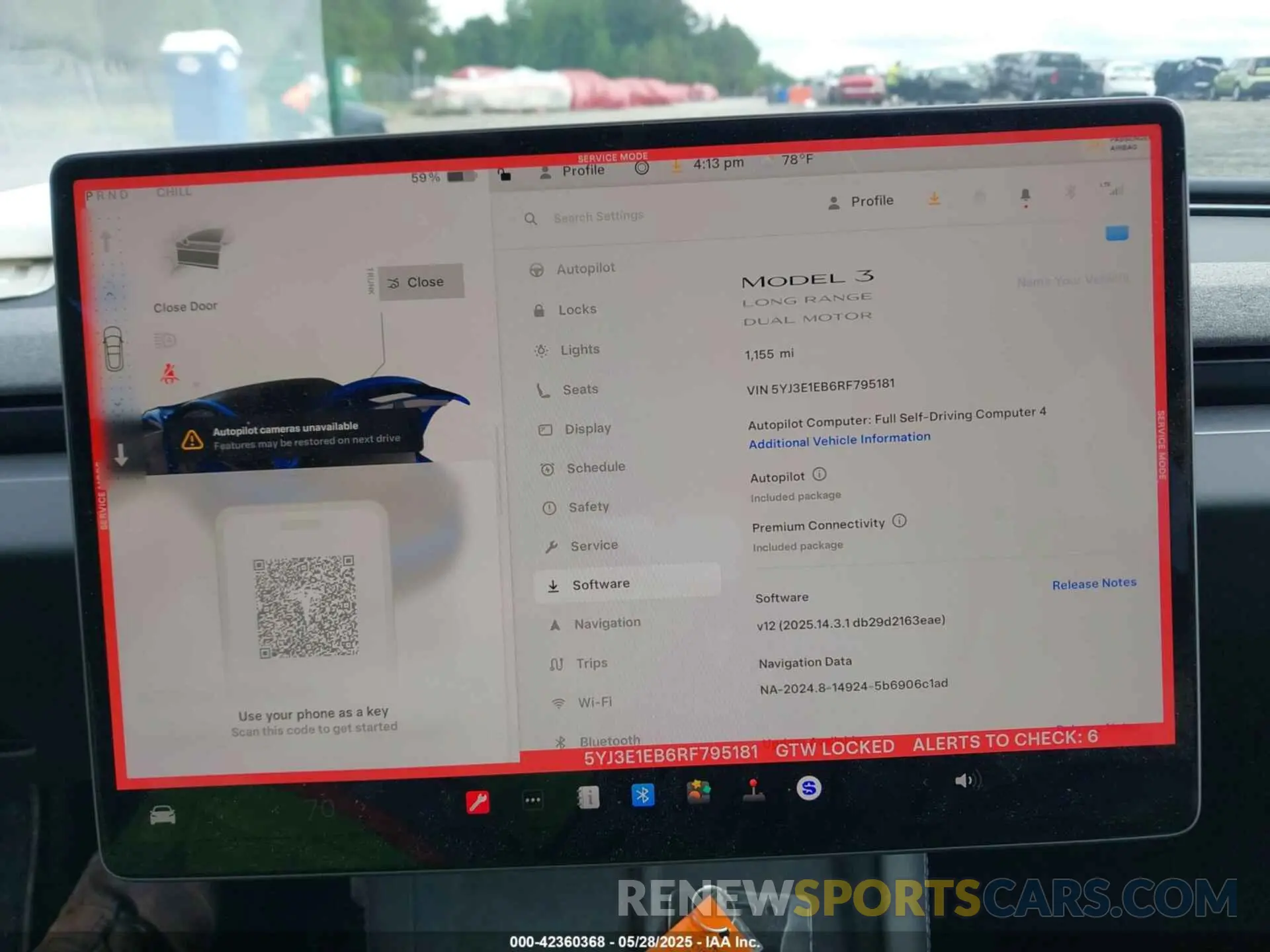 19 Photograph of a damaged car 5YJ3E1EB6RF795181 TESLA MODEL 3 2024
