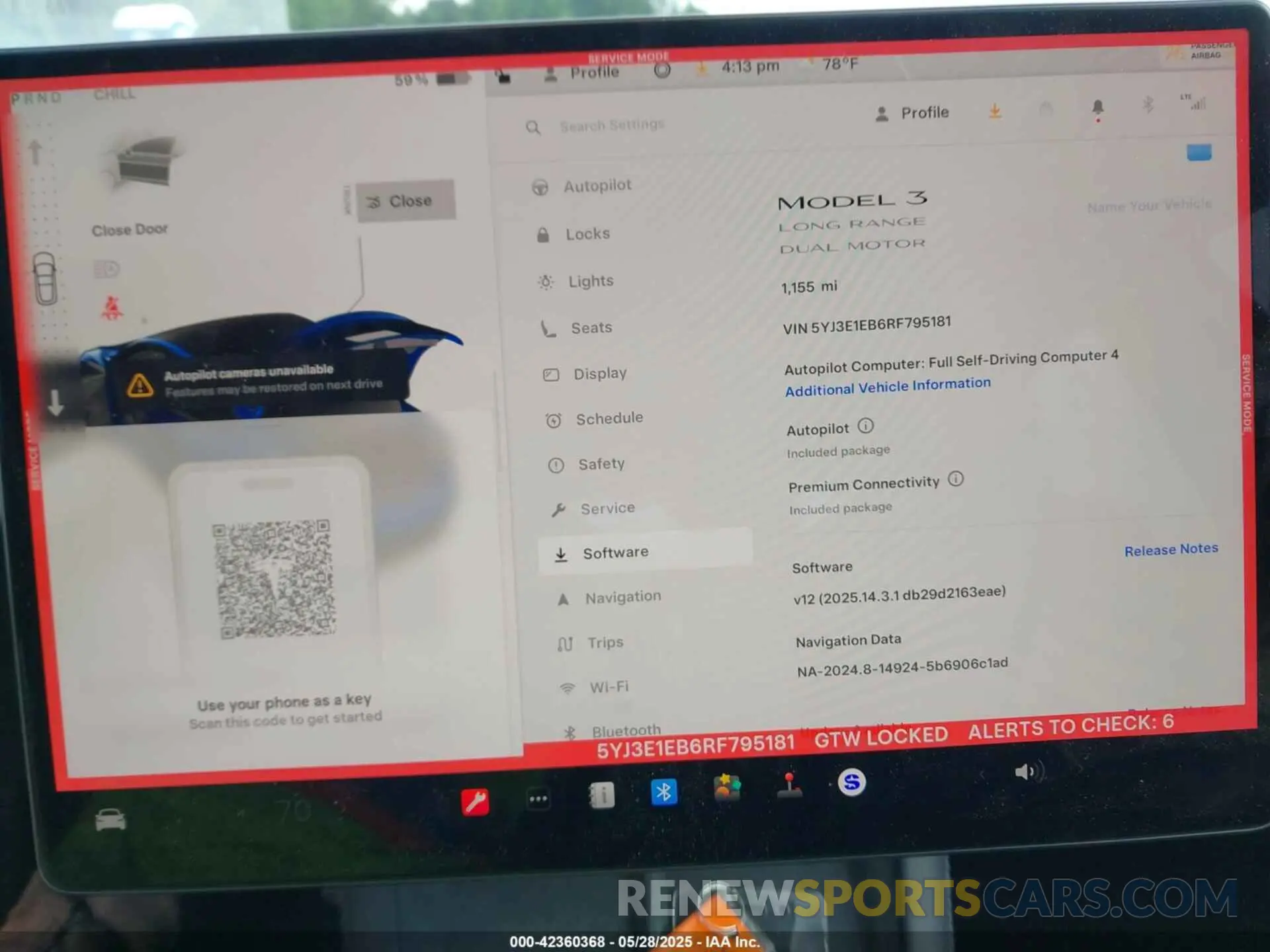7 Photograph of a damaged car 5YJ3E1EB6RF795181 TESLA MODEL 3 2024