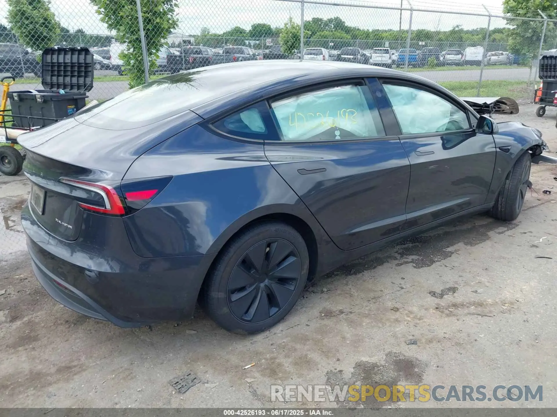 4 Photograph of a damaged car 5YJ3E1EB6RF816935 TESLA MODEL 3 2024