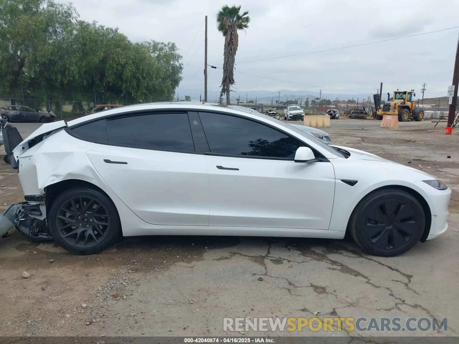 12 Photograph of a damaged car 5YJ3E1EB6RF842807 TESLA MODEL 3 2024