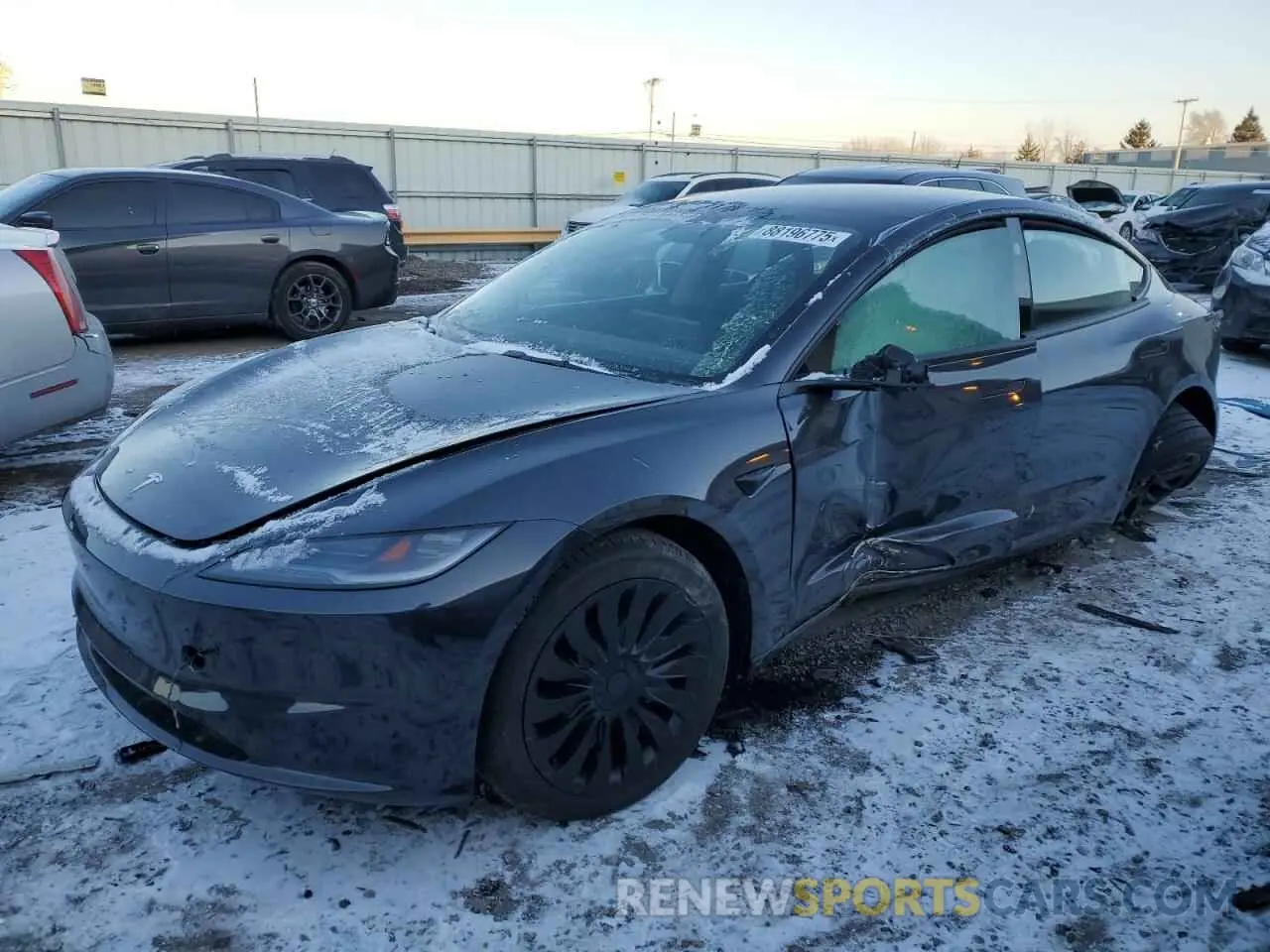 1 Photograph of a damaged car 5YJ3E1EB6RF849174 TESLA MODEL 3 2024