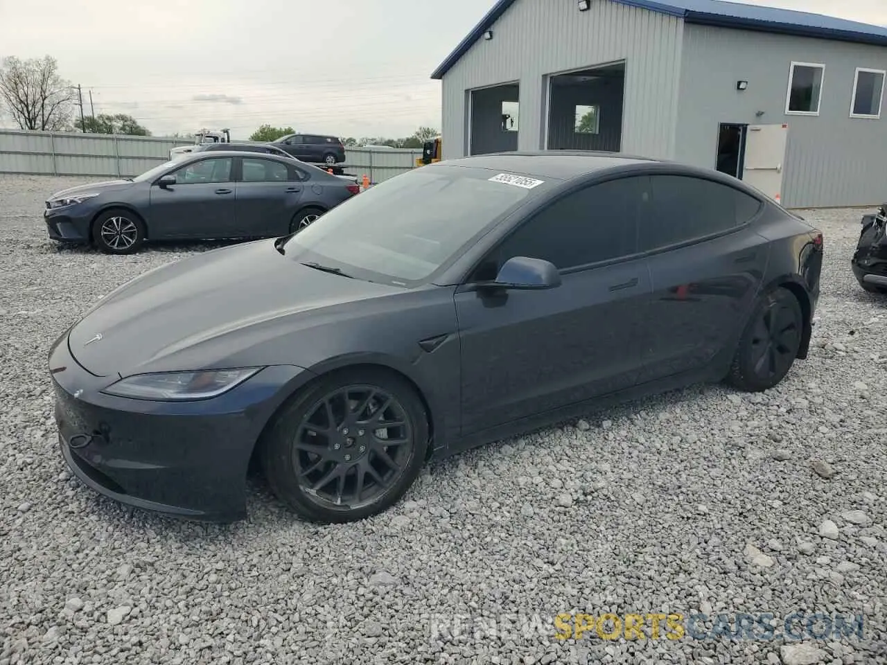 1 Photograph of a damaged car 5YJ3E1EB7RF730372 TESLA MODEL 3 2024