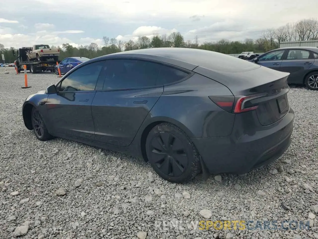2 Photograph of a damaged car 5YJ3E1EB7RF730372 TESLA MODEL 3 2024