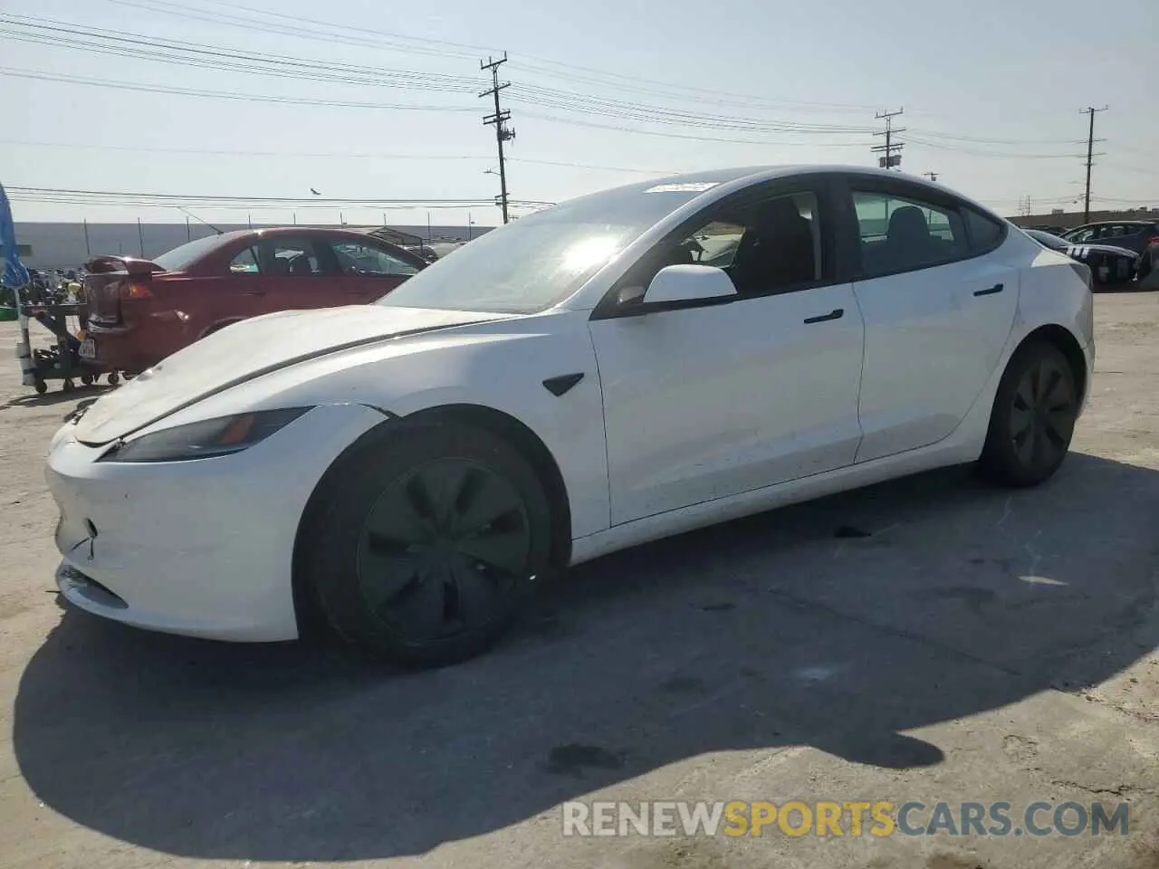 1 Photograph of a damaged car 5YJ3E1EB7RF732915 TESLA MODEL 3 2024