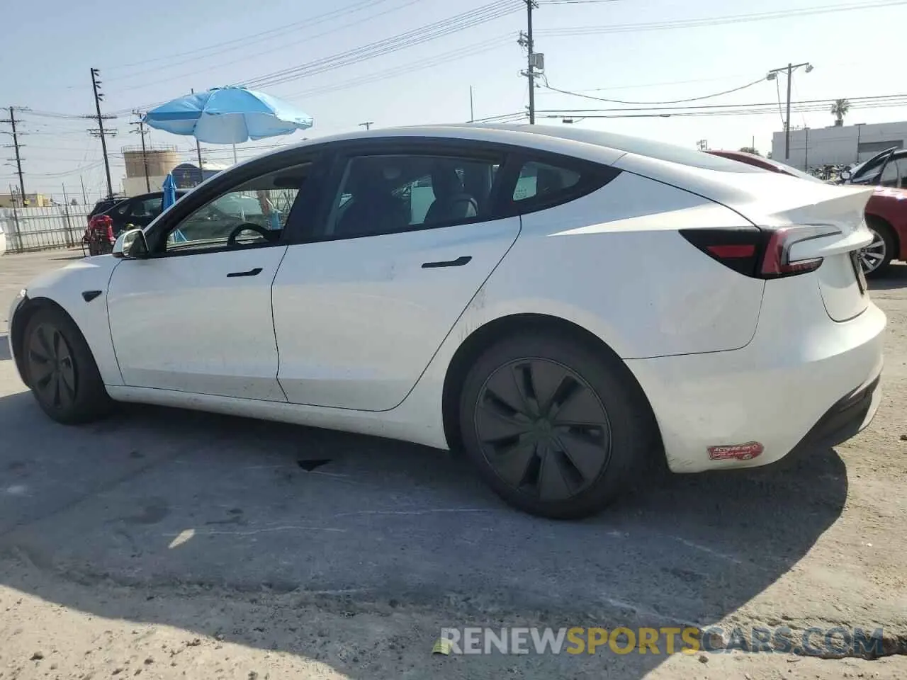 2 Photograph of a damaged car 5YJ3E1EB7RF732915 TESLA MODEL 3 2024