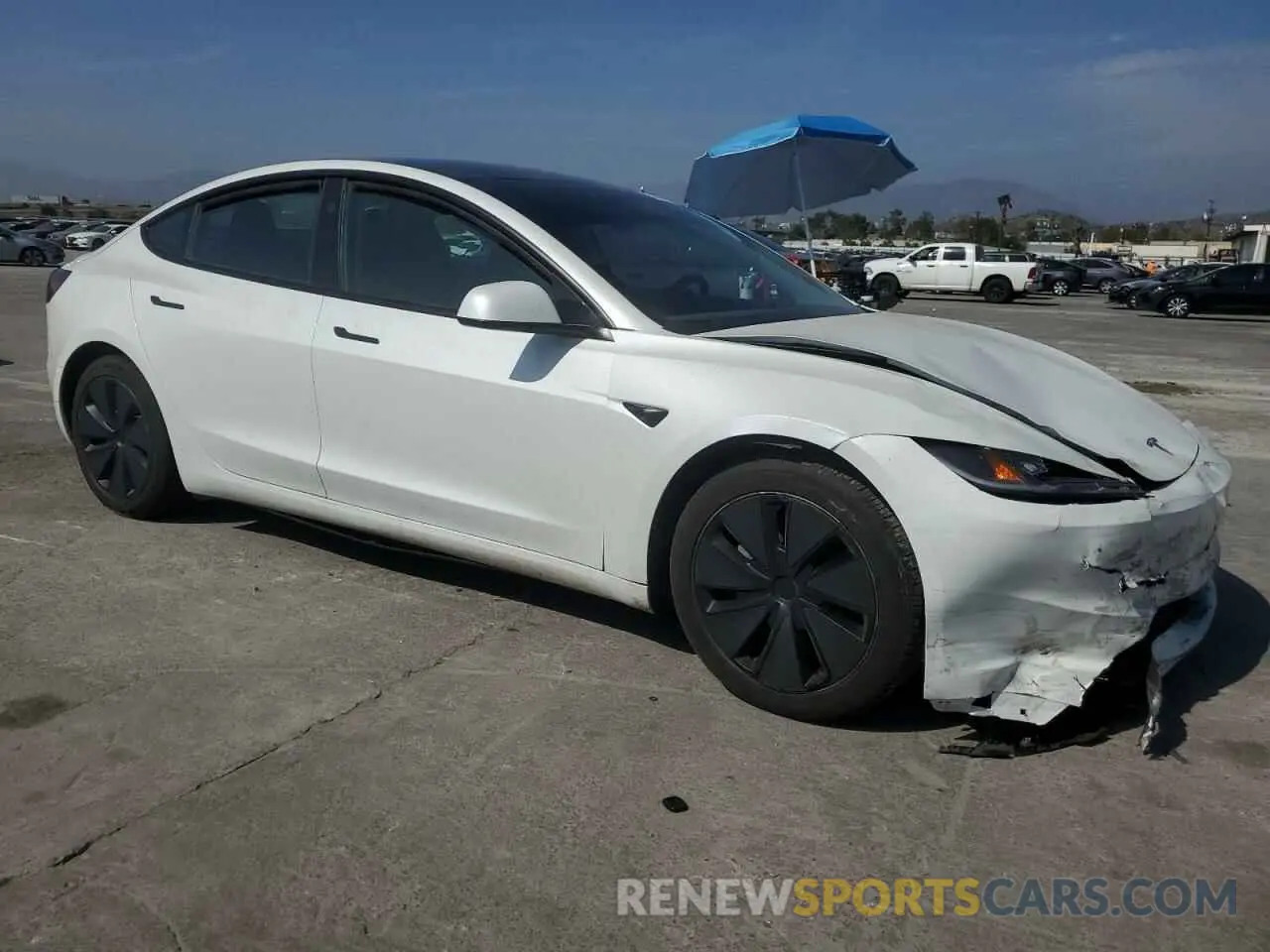 4 Photograph of a damaged car 5YJ3E1EB7RF732915 TESLA MODEL 3 2024