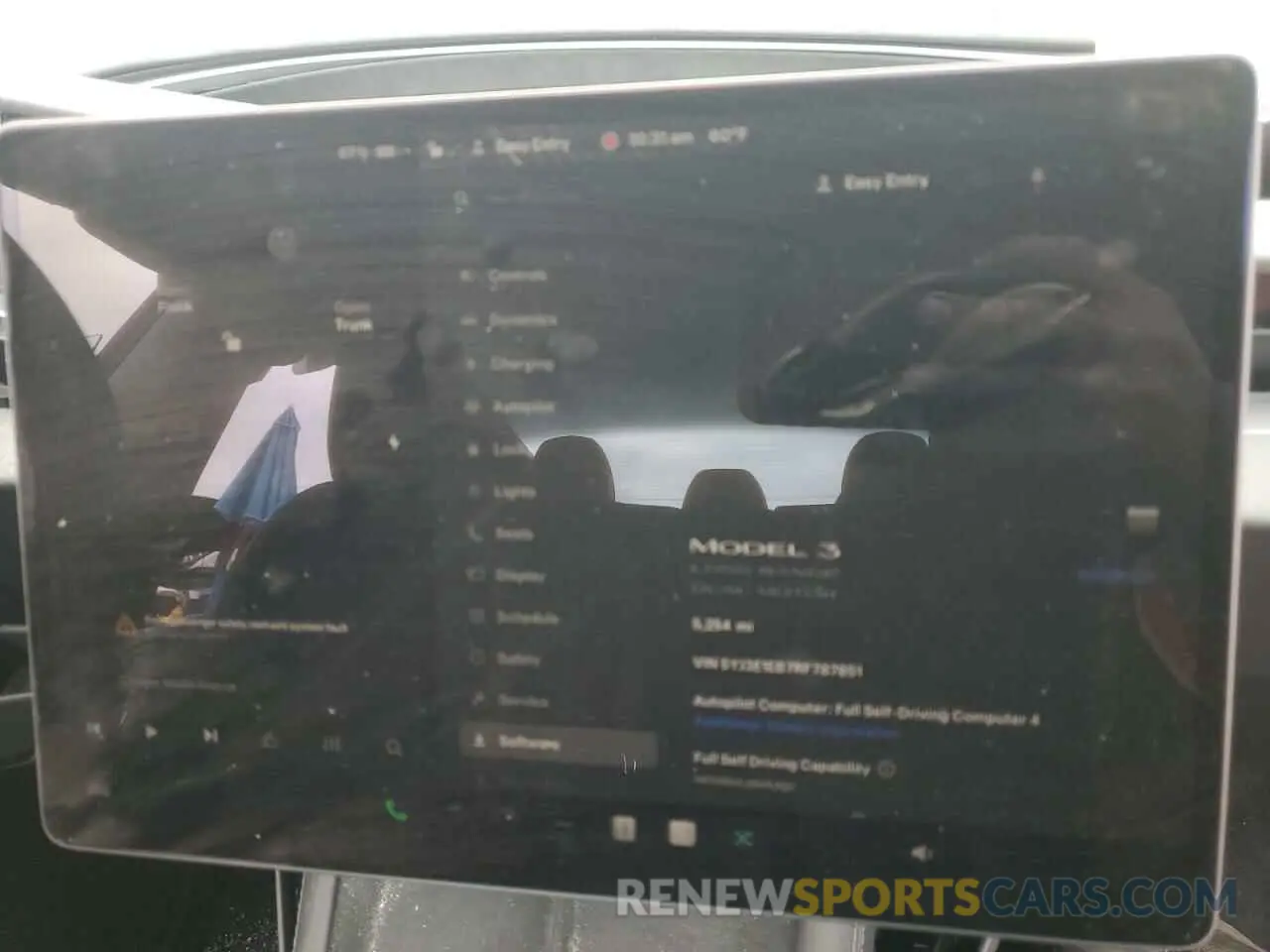 9 Photograph of a damaged car 5YJ3E1EB7RF787851 TESLA MODEL 3 2024