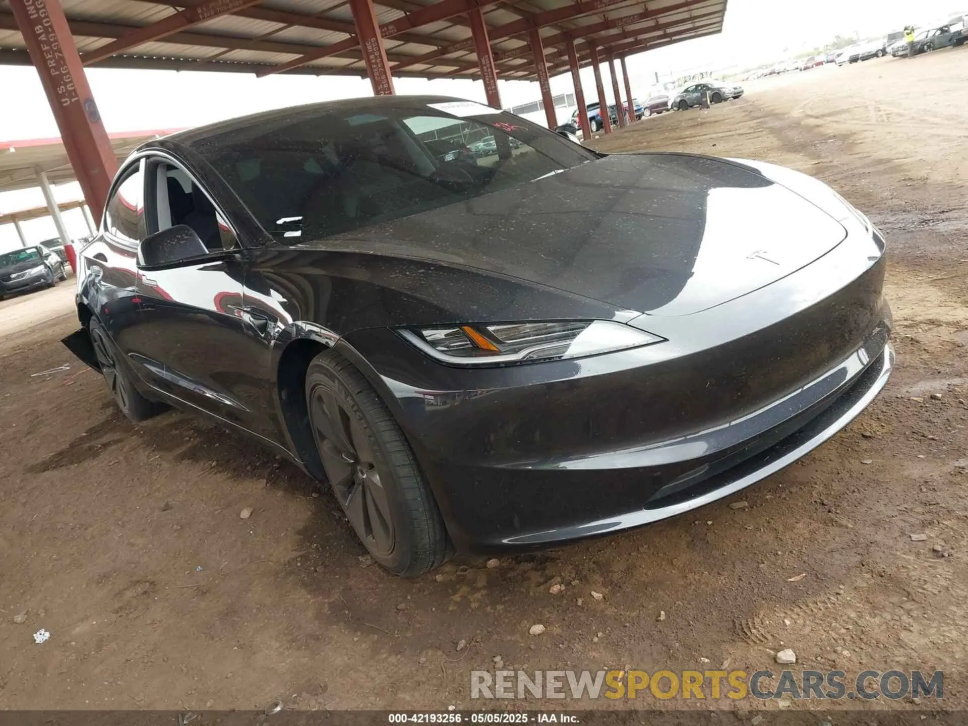 1 Photograph of a damaged car 5YJ3E1EB7RF815082 TESLA MODEL 3 2024