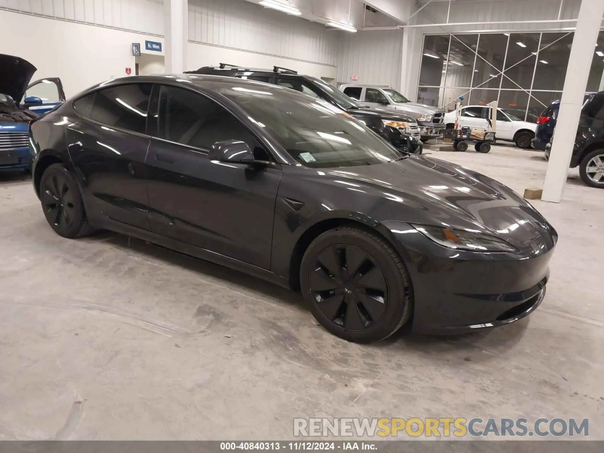 1 Photograph of a damaged car 5YJ3E1EB7RF828768 TESLA MODEL 3 2024