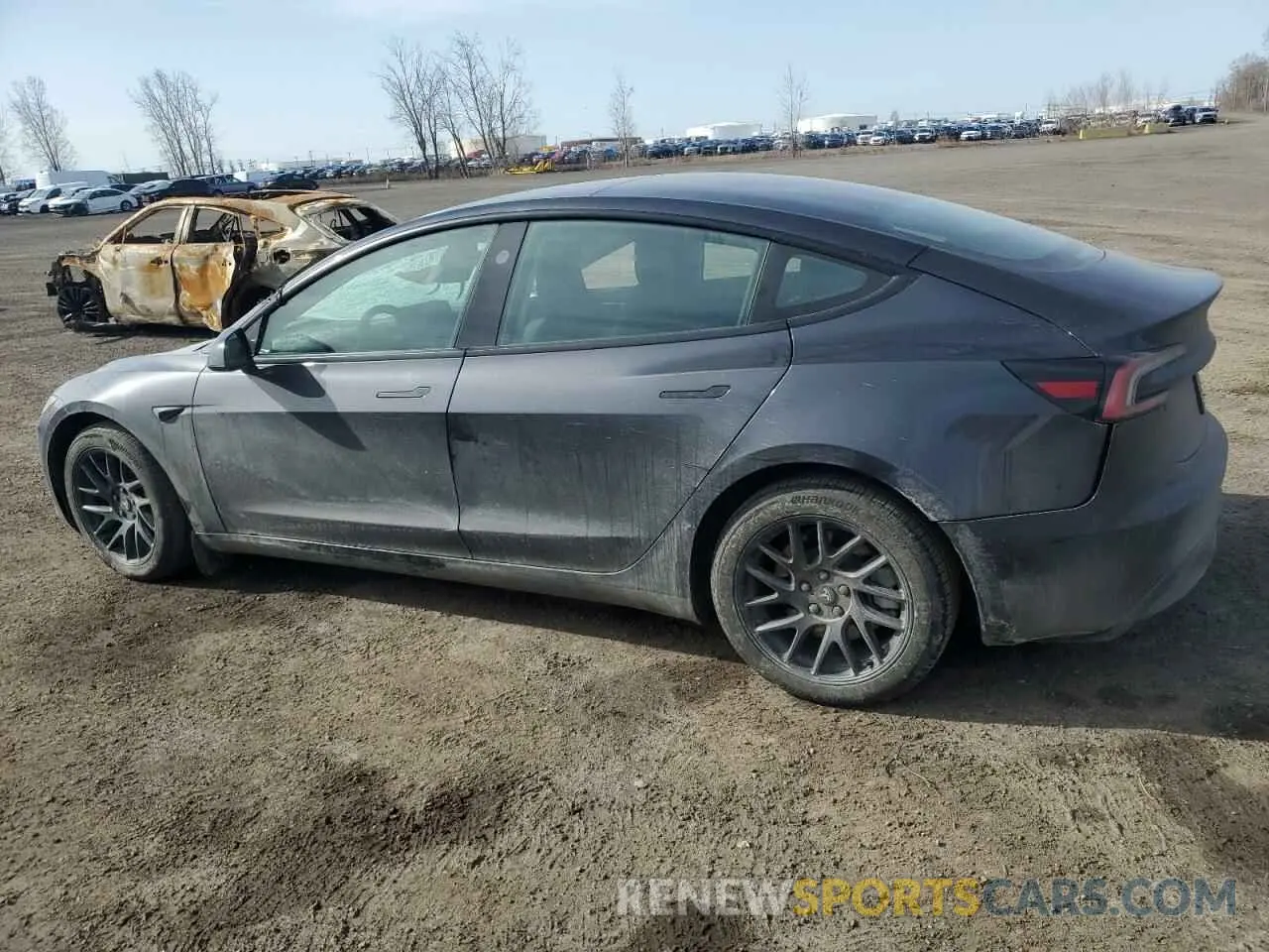 2 Photograph of a damaged car 5YJ3E1EB7RF847787 TESLA MODEL 3 2024