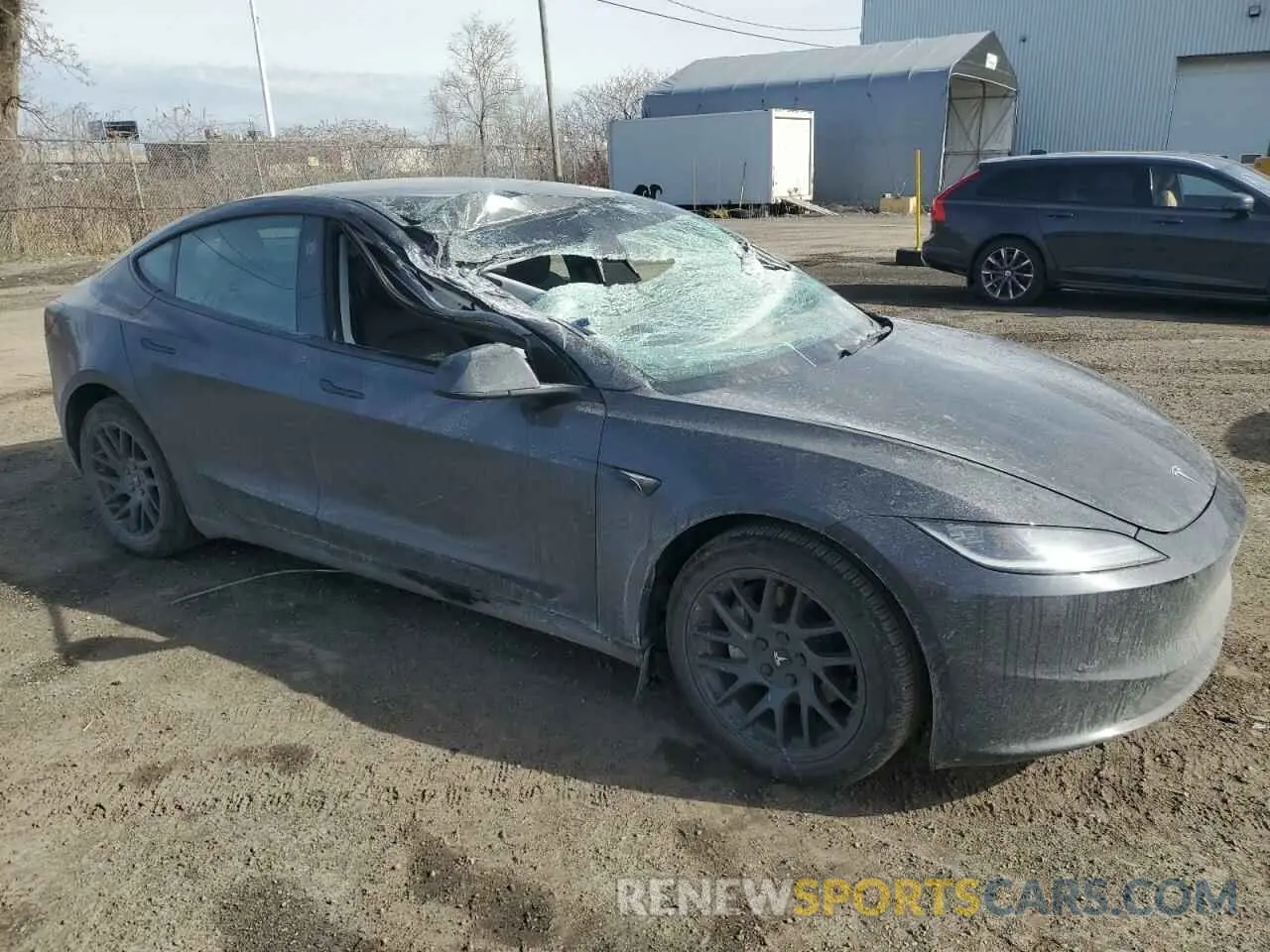 4 Photograph of a damaged car 5YJ3E1EB7RF847787 TESLA MODEL 3 2024