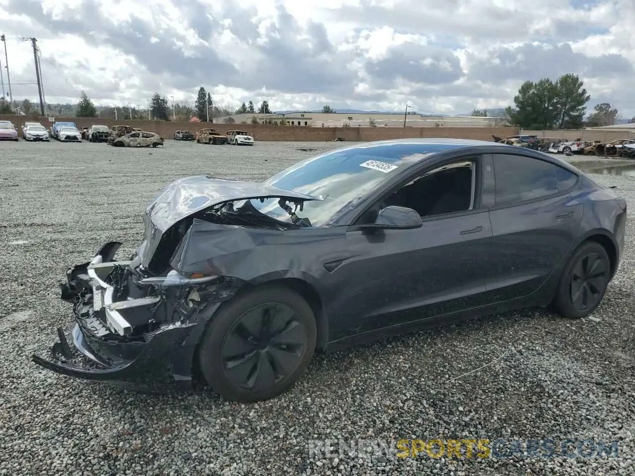 1 Photograph of a damaged car 5YJ3E1EB7RF848325 TESLA MODEL 3 2024