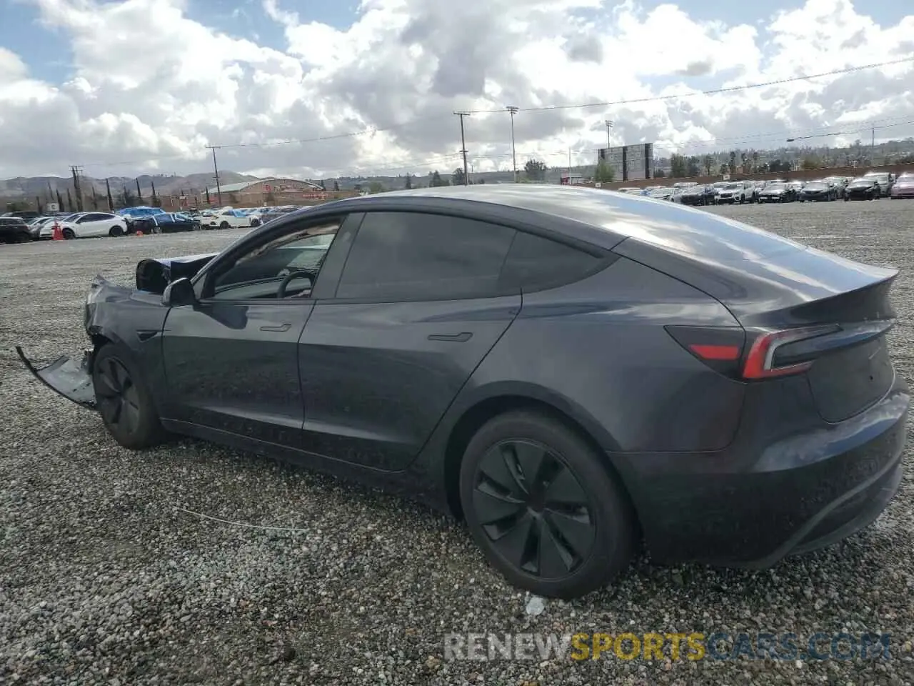 2 Photograph of a damaged car 5YJ3E1EB7RF848325 TESLA MODEL 3 2024