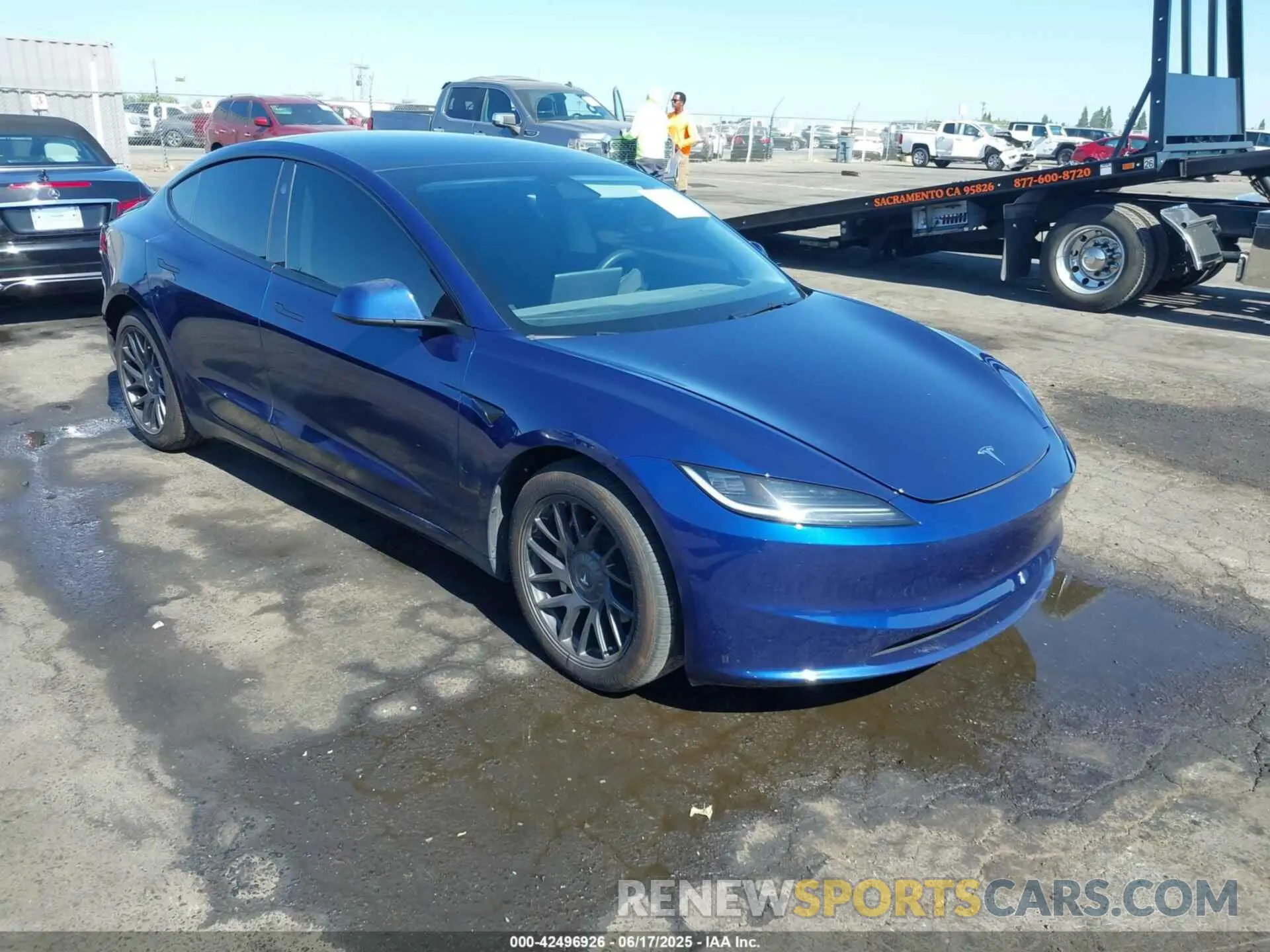 1 Photograph of a damaged car 5YJ3E1EB8RF738089 TESLA MODEL 3 2024