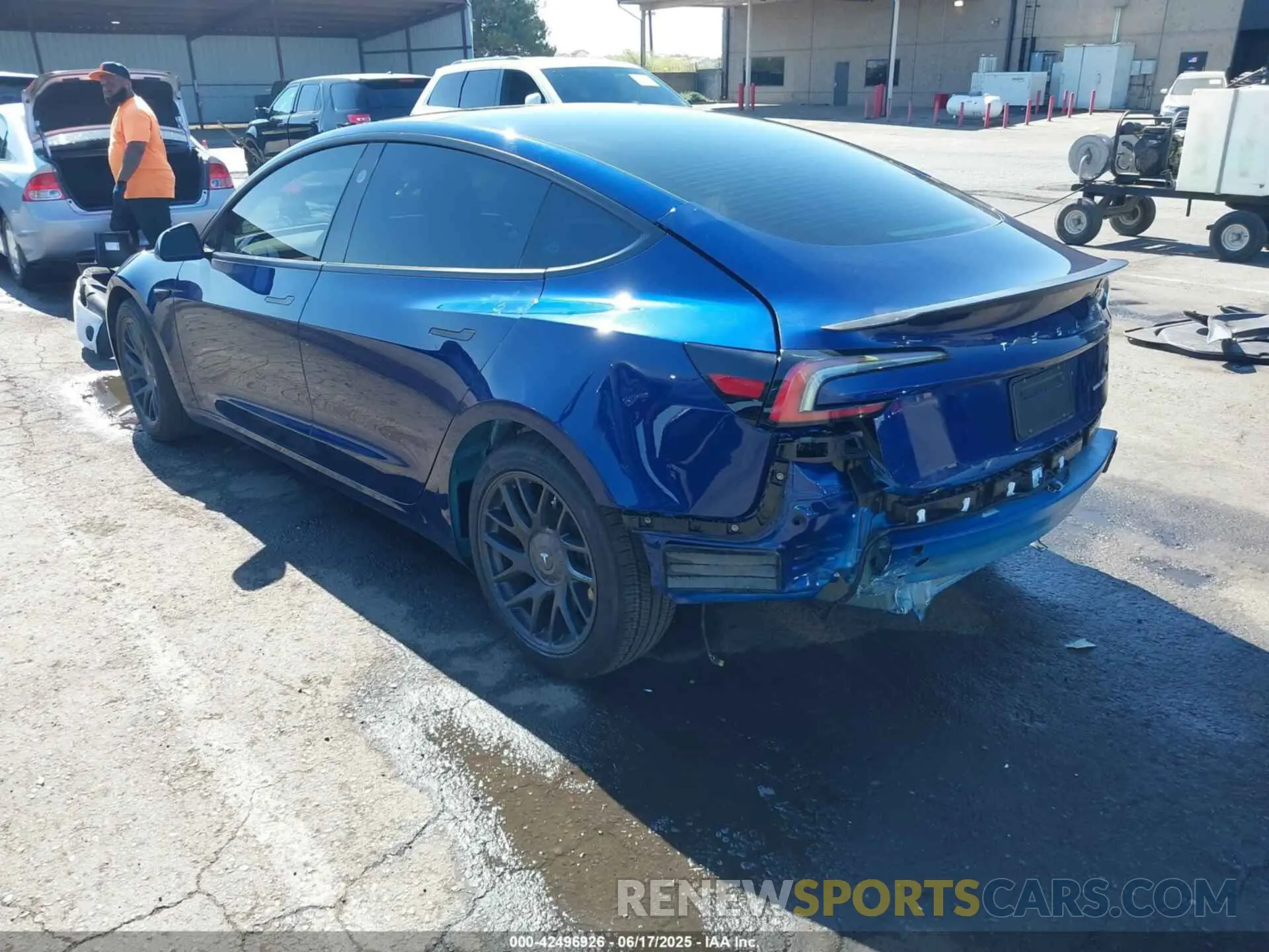 3 Photograph of a damaged car 5YJ3E1EB8RF738089 TESLA MODEL 3 2024