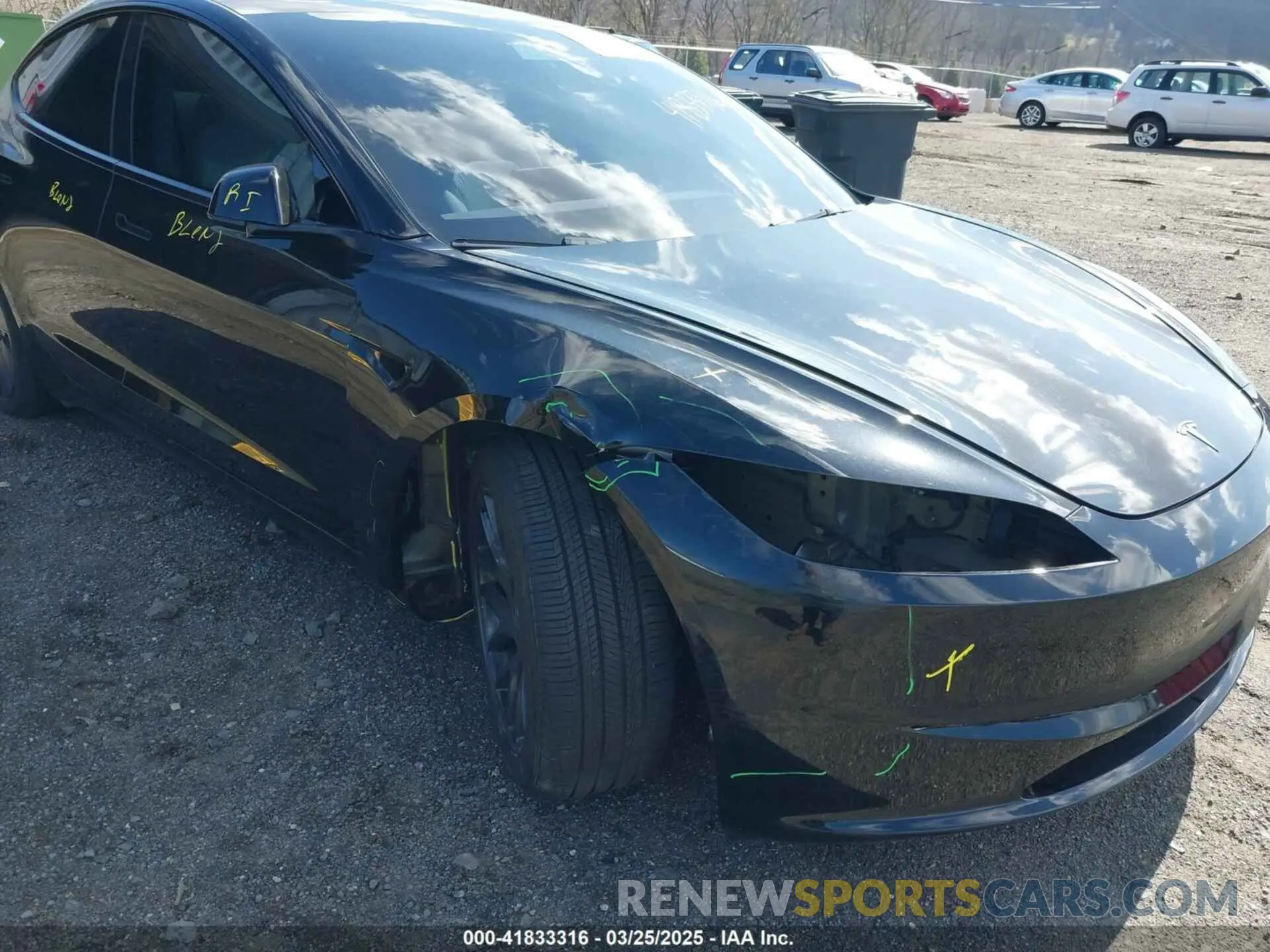6 Photograph of a damaged car 5YJ3E1EB8RF793156 TESLA MODEL 3 2024