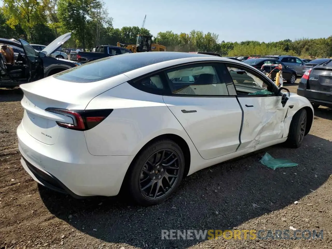3 Photograph of a damaged car 5YJ3E1EB8RF797336 TESLA MODEL 3 2024