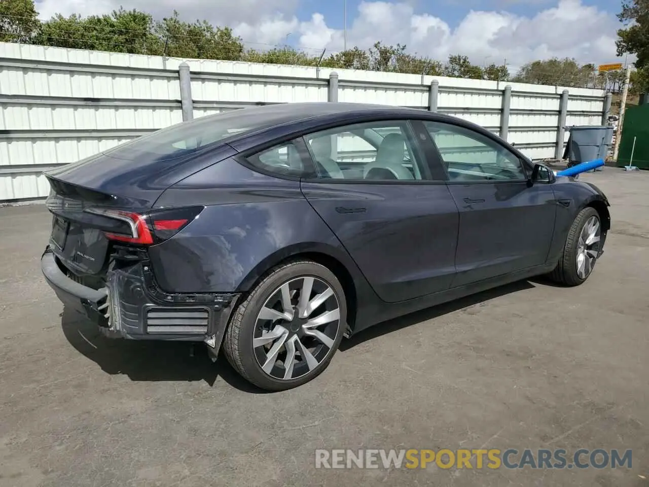 3 Photograph of a damaged car 5YJ3E1EB8RF868583 TESLA MODEL 3 2024