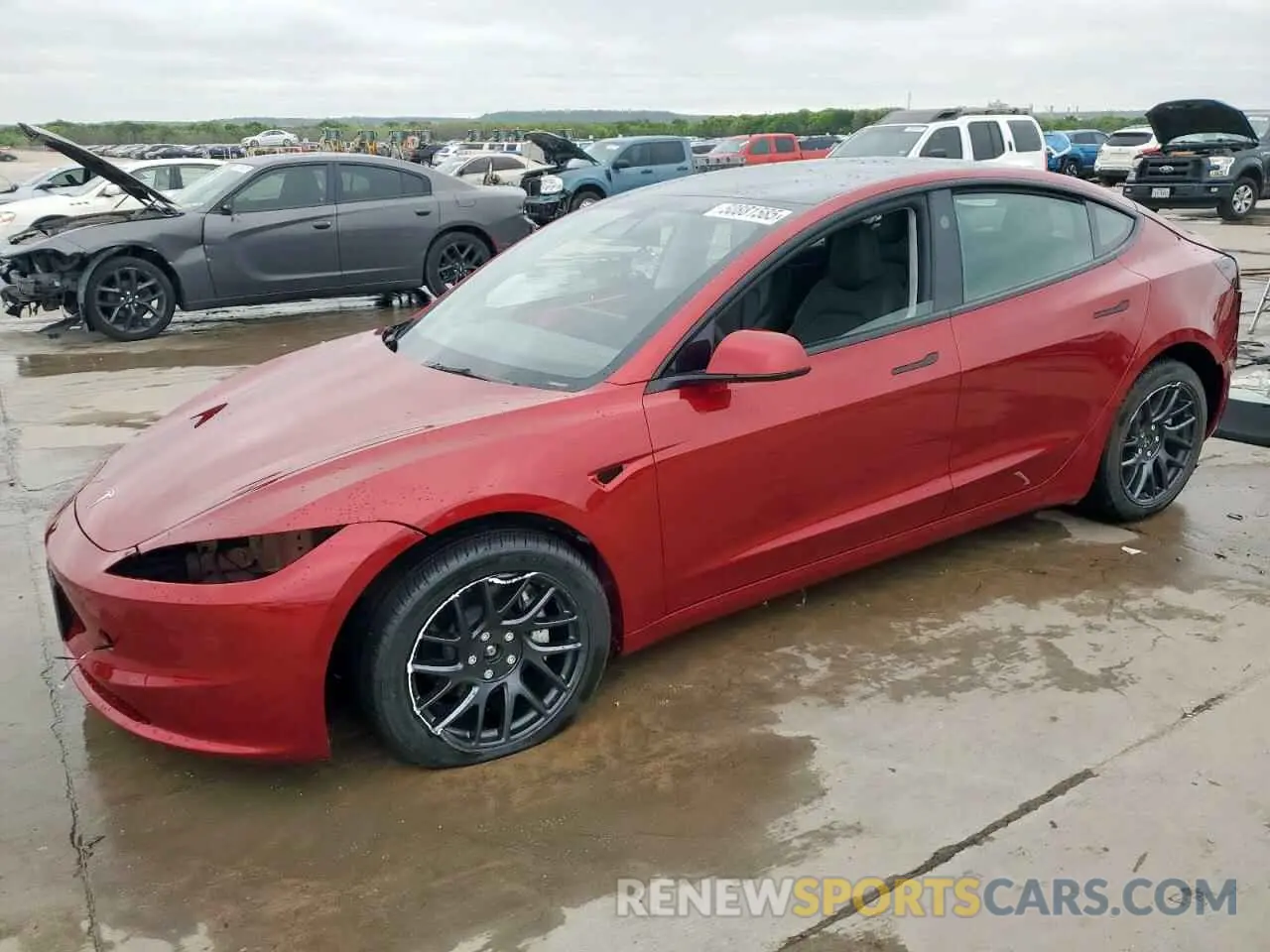 1 Photograph of a damaged car 5YJ3E1EB9RF755712 TESLA MODEL 3 2024