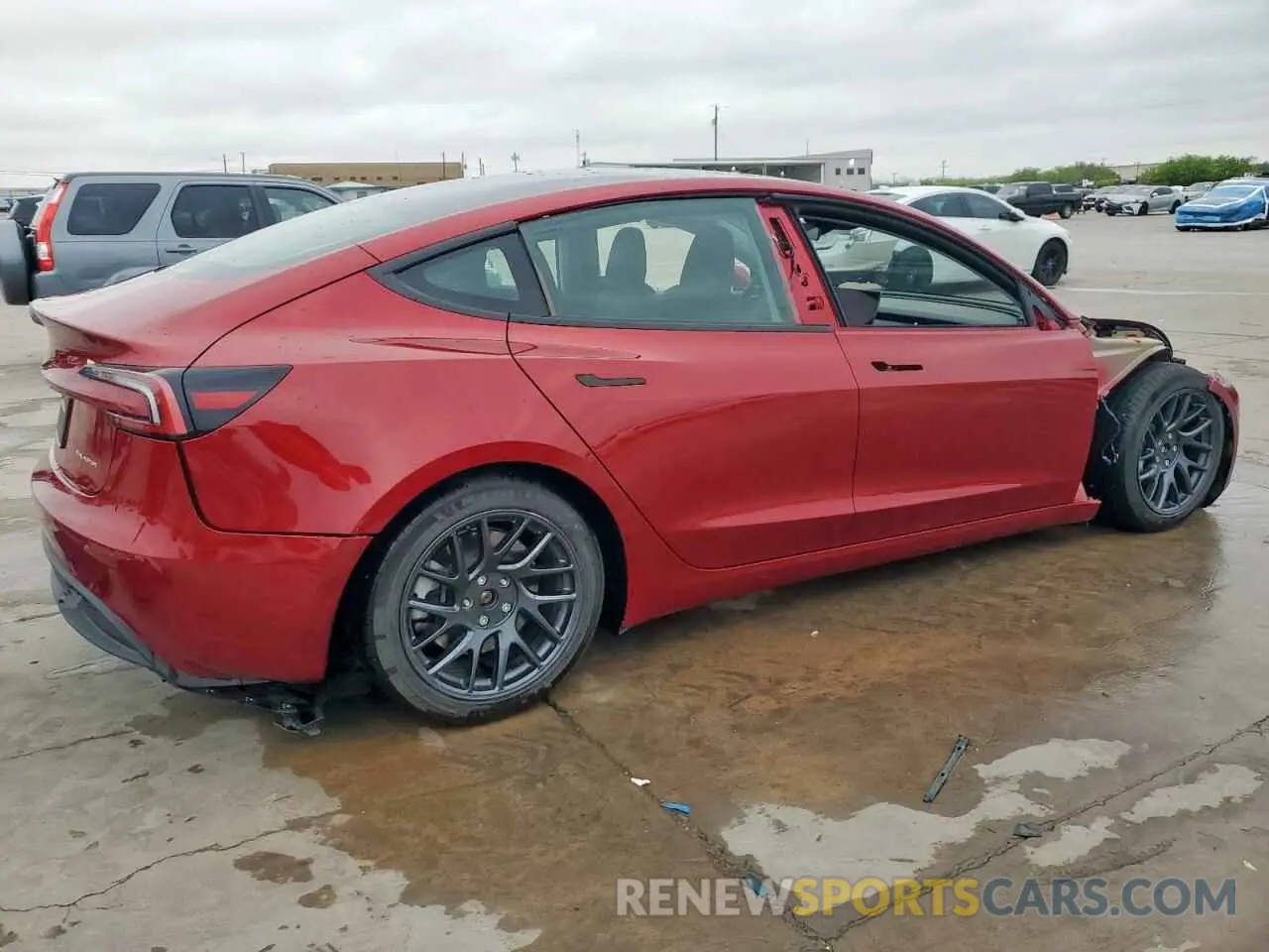 3 Photograph of a damaged car 5YJ3E1EB9RF755712 TESLA MODEL 3 2024