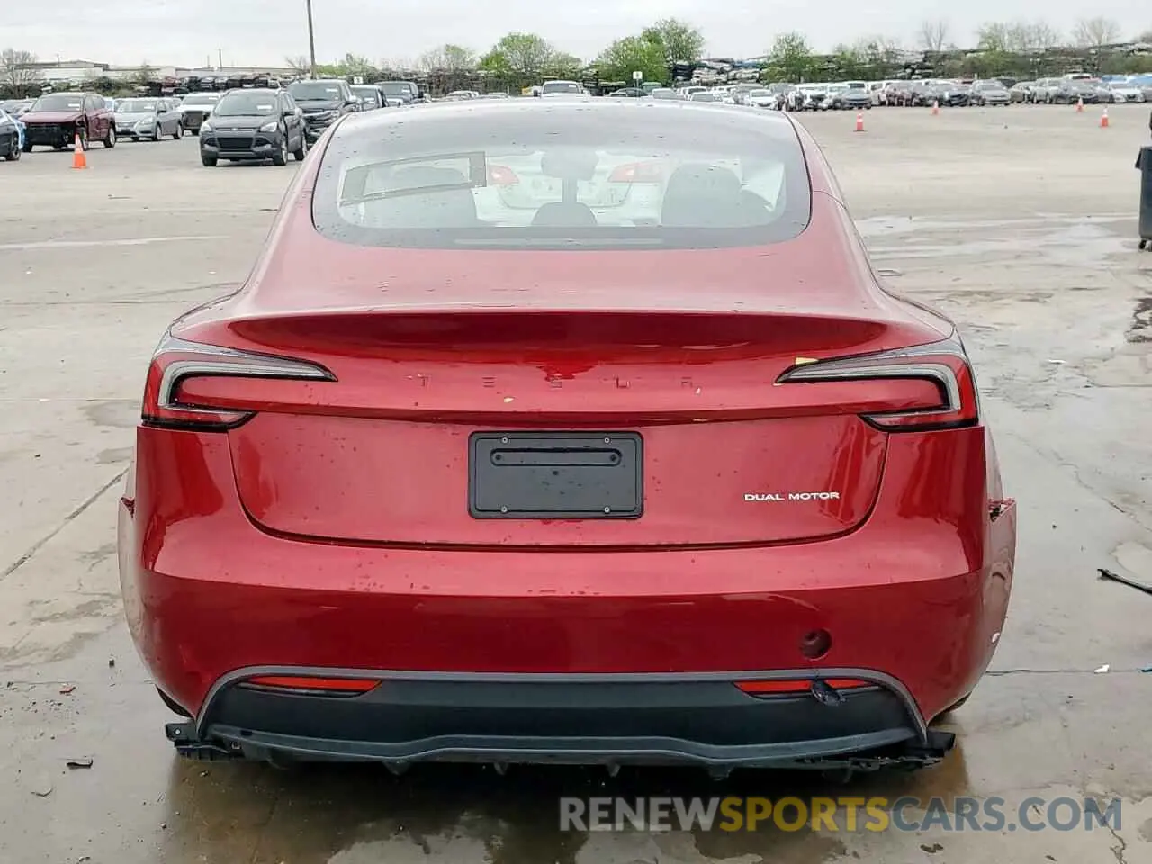 6 Photograph of a damaged car 5YJ3E1EB9RF755712 TESLA MODEL 3 2024