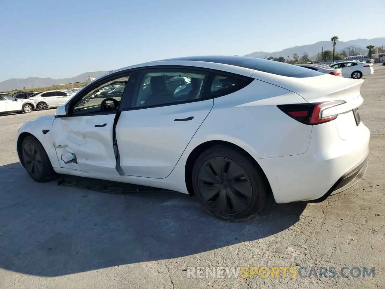 2 Photograph of a damaged car 5YJ3E1EB9RF759355 TESLA MODEL 3 2024