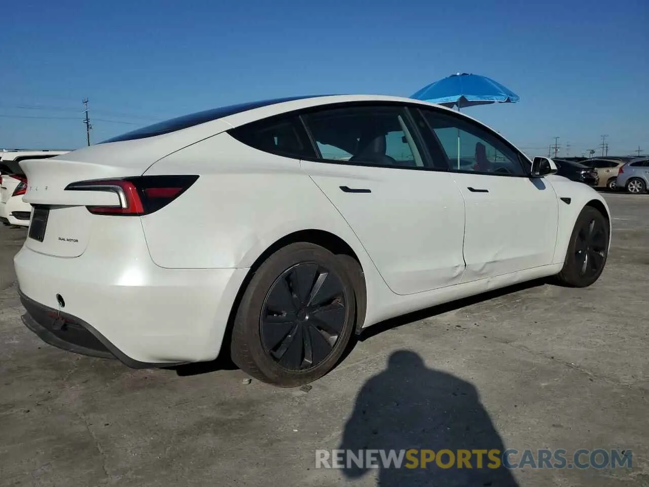3 Photograph of a damaged car 5YJ3E1EB9RF759355 TESLA MODEL 3 2024