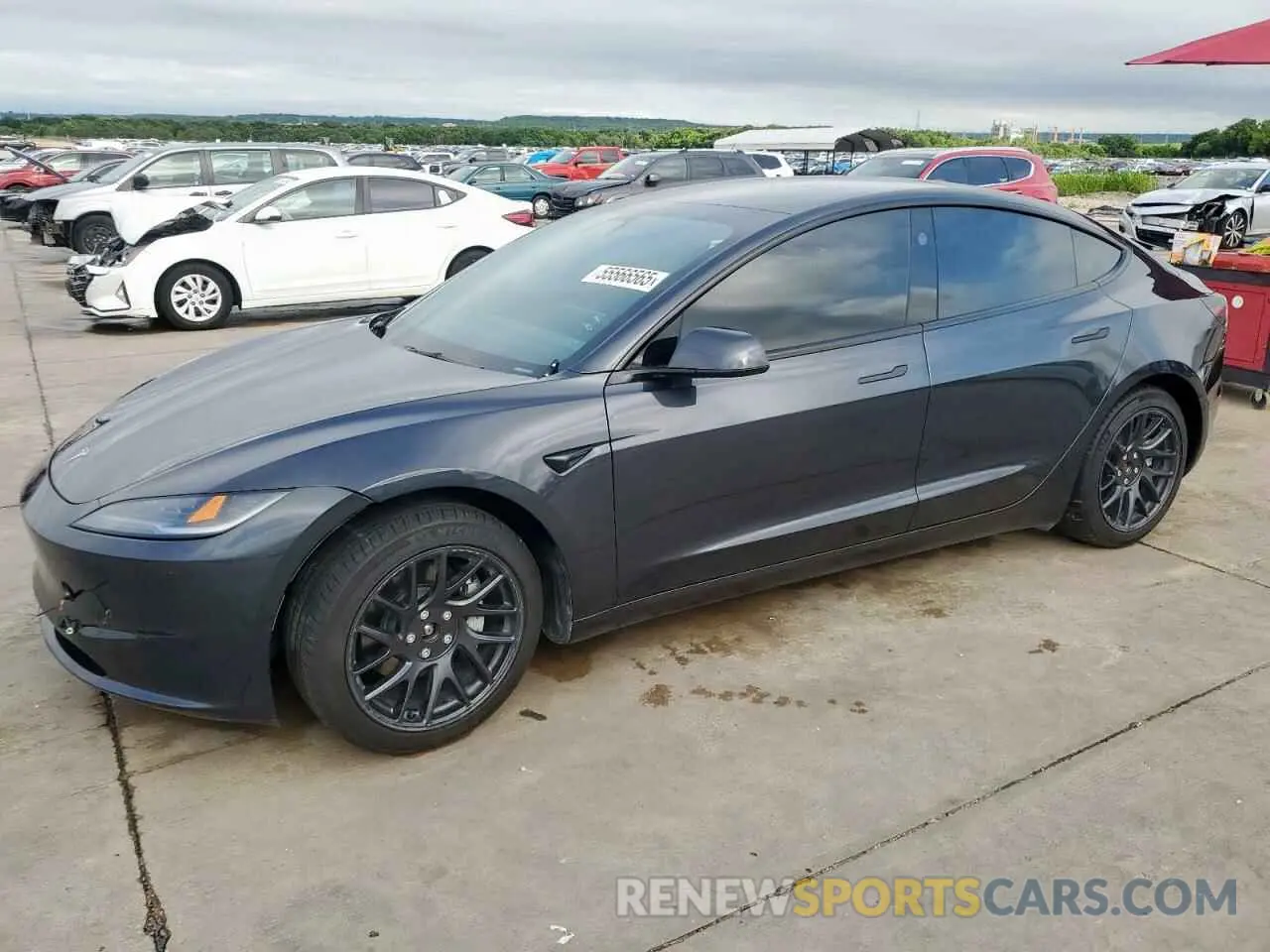 1 Photograph of a damaged car 5YJ3E1EB9RF798785 TESLA MODEL 3 2024