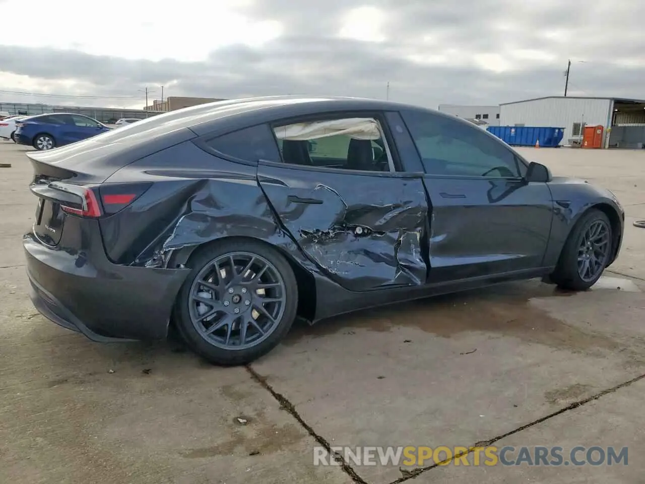3 Photograph of a damaged car 5YJ3E1EB9RF798785 TESLA MODEL 3 2024