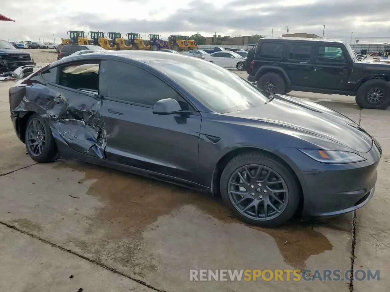 4 Photograph of a damaged car 5YJ3E1EB9RF798785 TESLA MODEL 3 2024