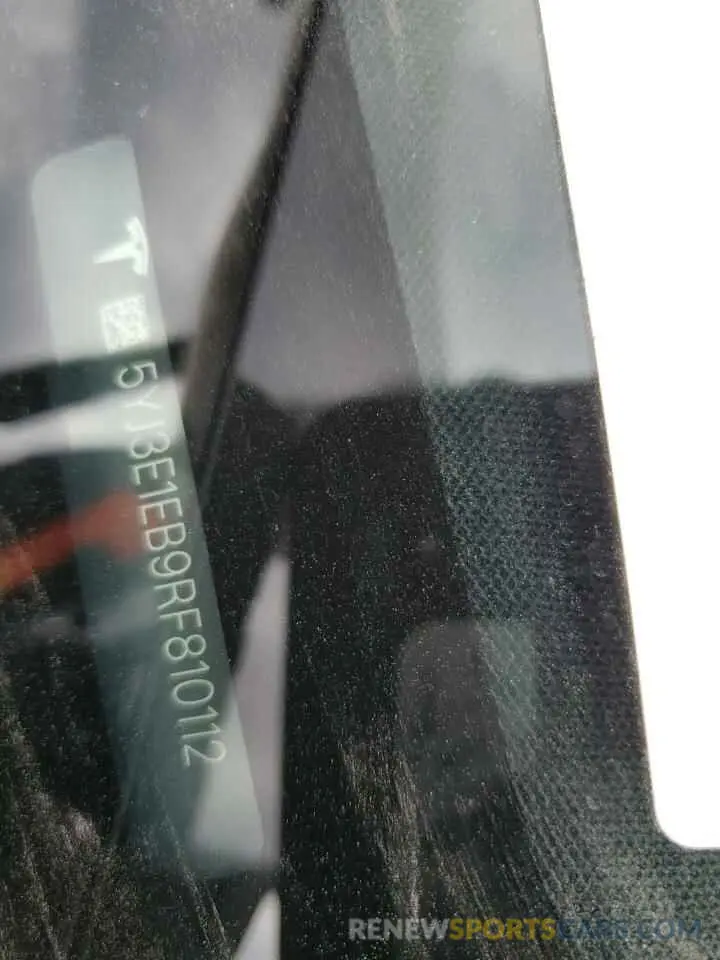 12 Photograph of a damaged car 5YJ3E1EB9RF810112 TESLA MODEL 3 2024