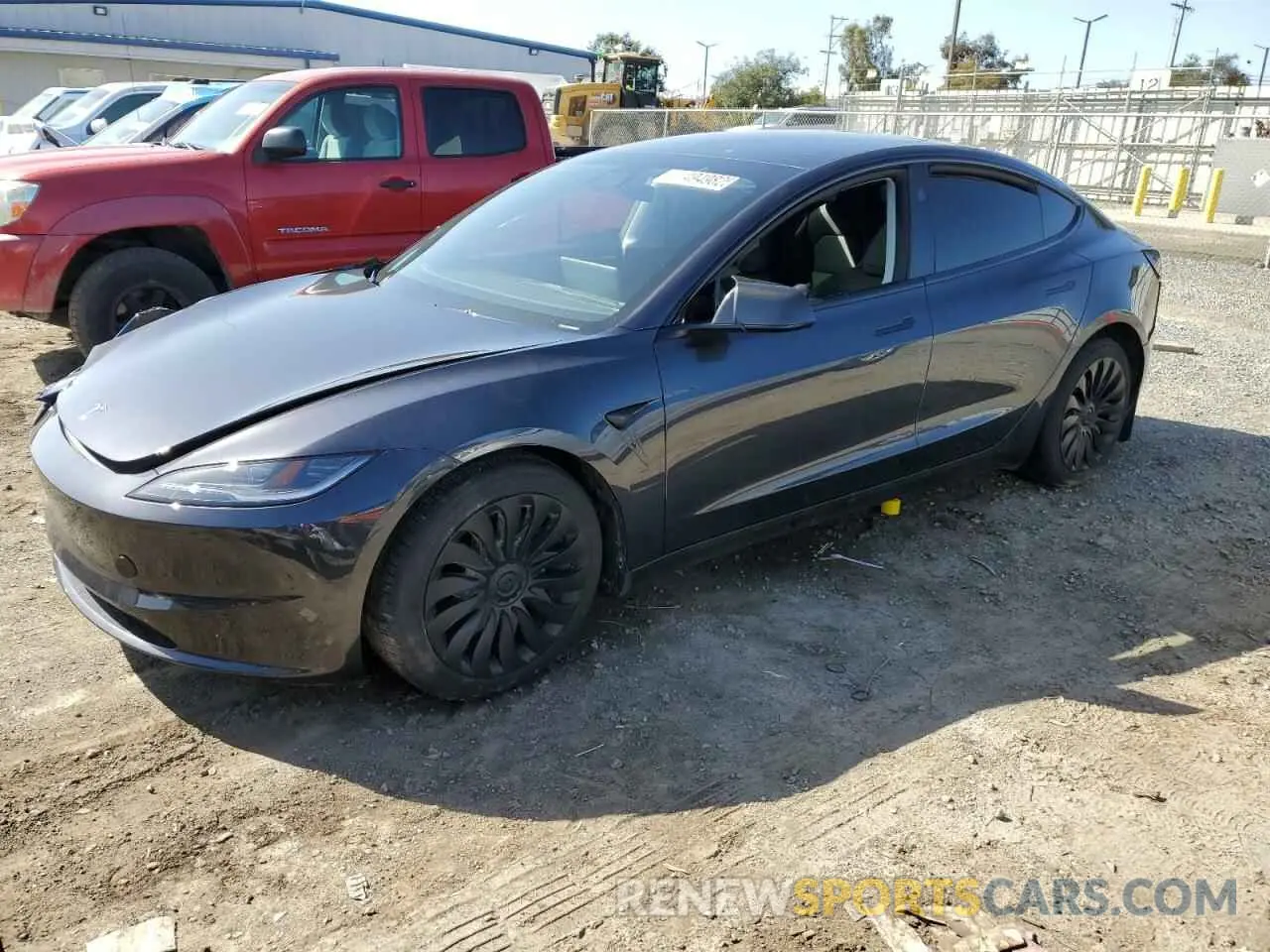 1 Photograph of a damaged car 5YJ3E1EB9RF812068 TESLA MODEL 3 2024