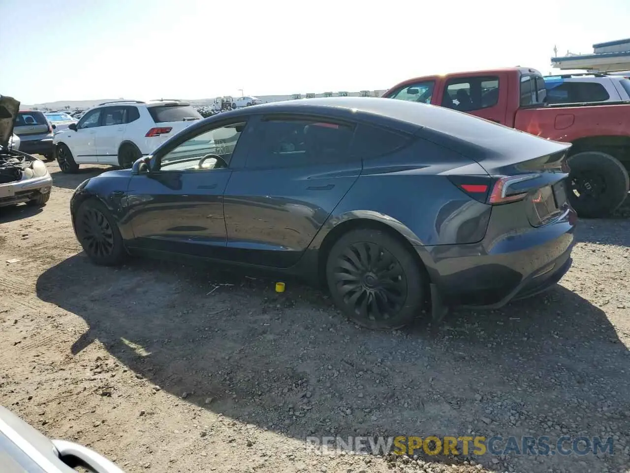 2 Photograph of a damaged car 5YJ3E1EB9RF812068 TESLA MODEL 3 2024