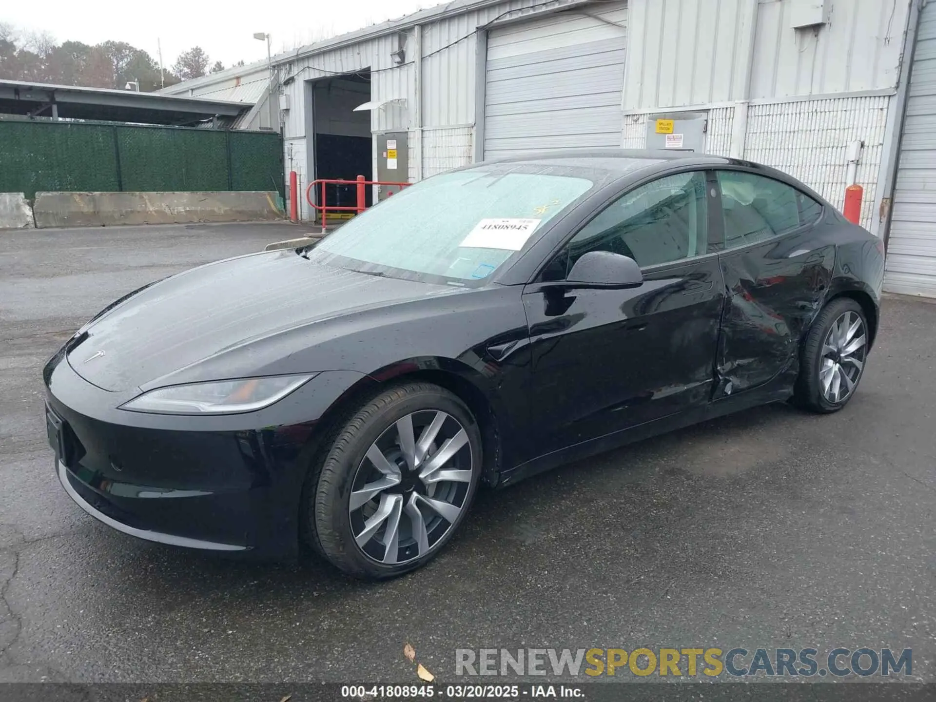2 Photograph of a damaged car 5YJ3E1EBXRF768758 TESLA MODEL 3 2024