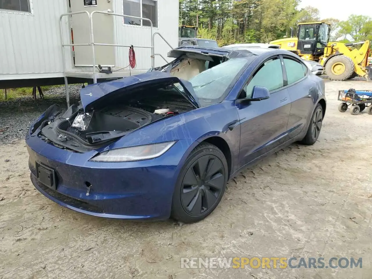 1 Photograph of a damaged car 5YJ3E1EBXRF769327 TESLA MODEL 3 2024