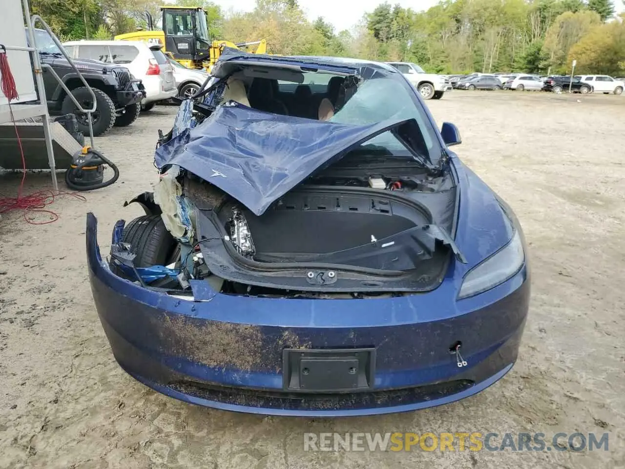 5 Photograph of a damaged car 5YJ3E1EBXRF769327 TESLA MODEL 3 2024