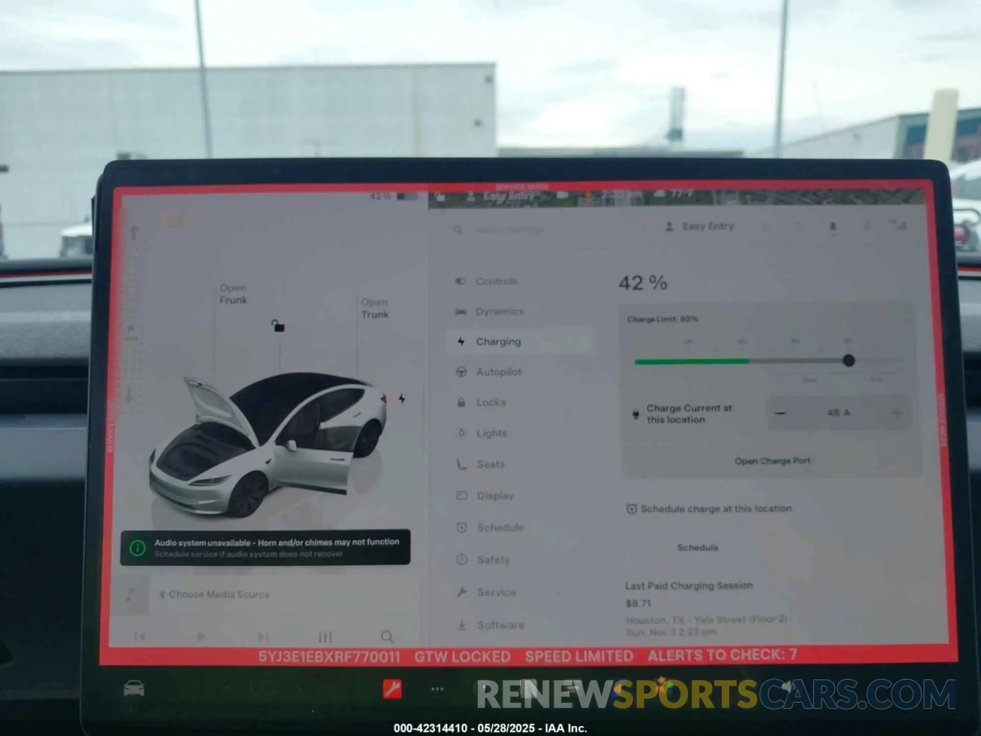 17 Photograph of a damaged car 5YJ3E1EBXRF770011 TESLA MODEL 3 2024